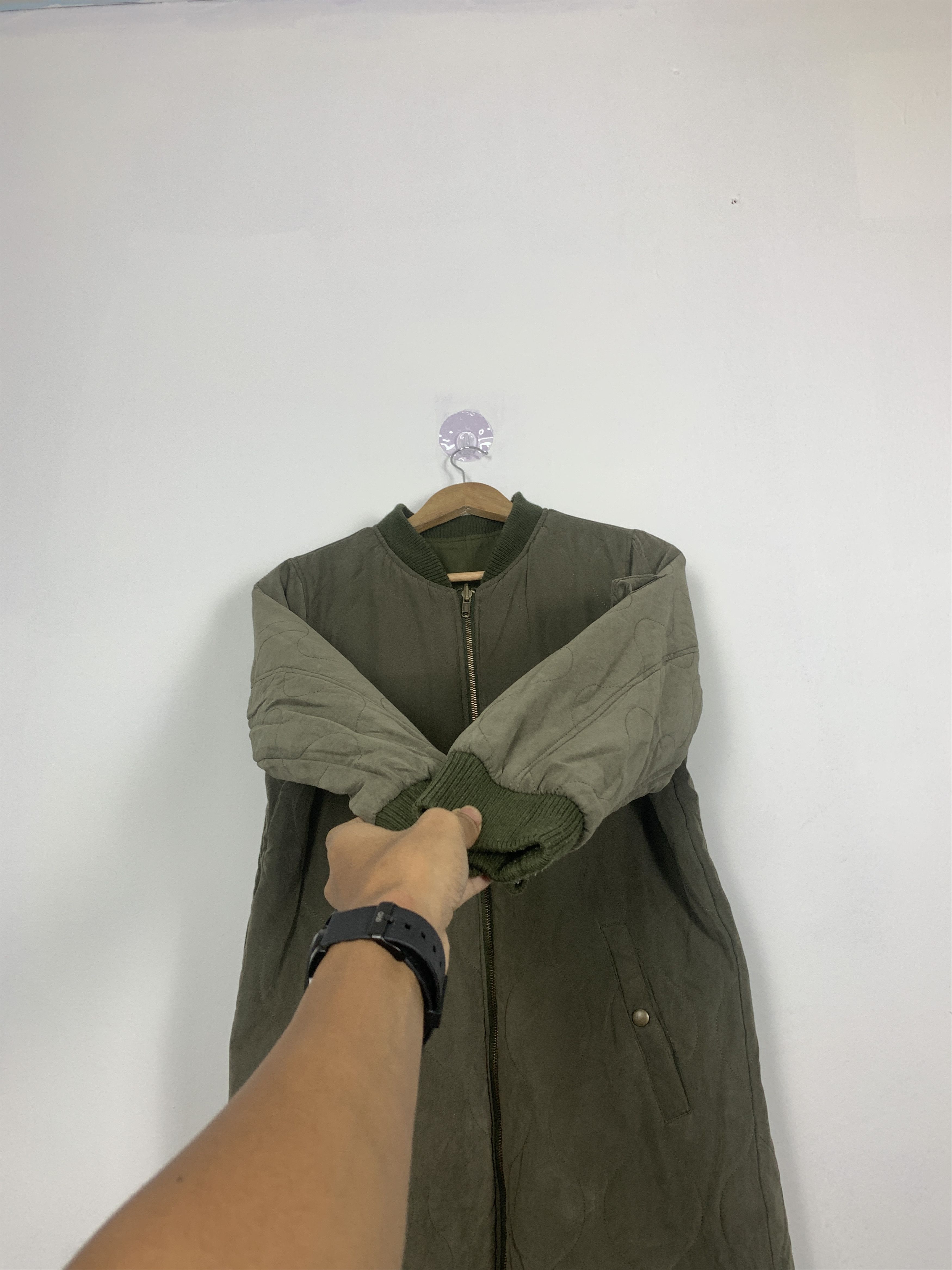 Japanese Brand Vintage JAPANESE BRAND Long Jacket Quilted Lining J0733 Size S / US 4 / IT 40 - 7 Thumbnail