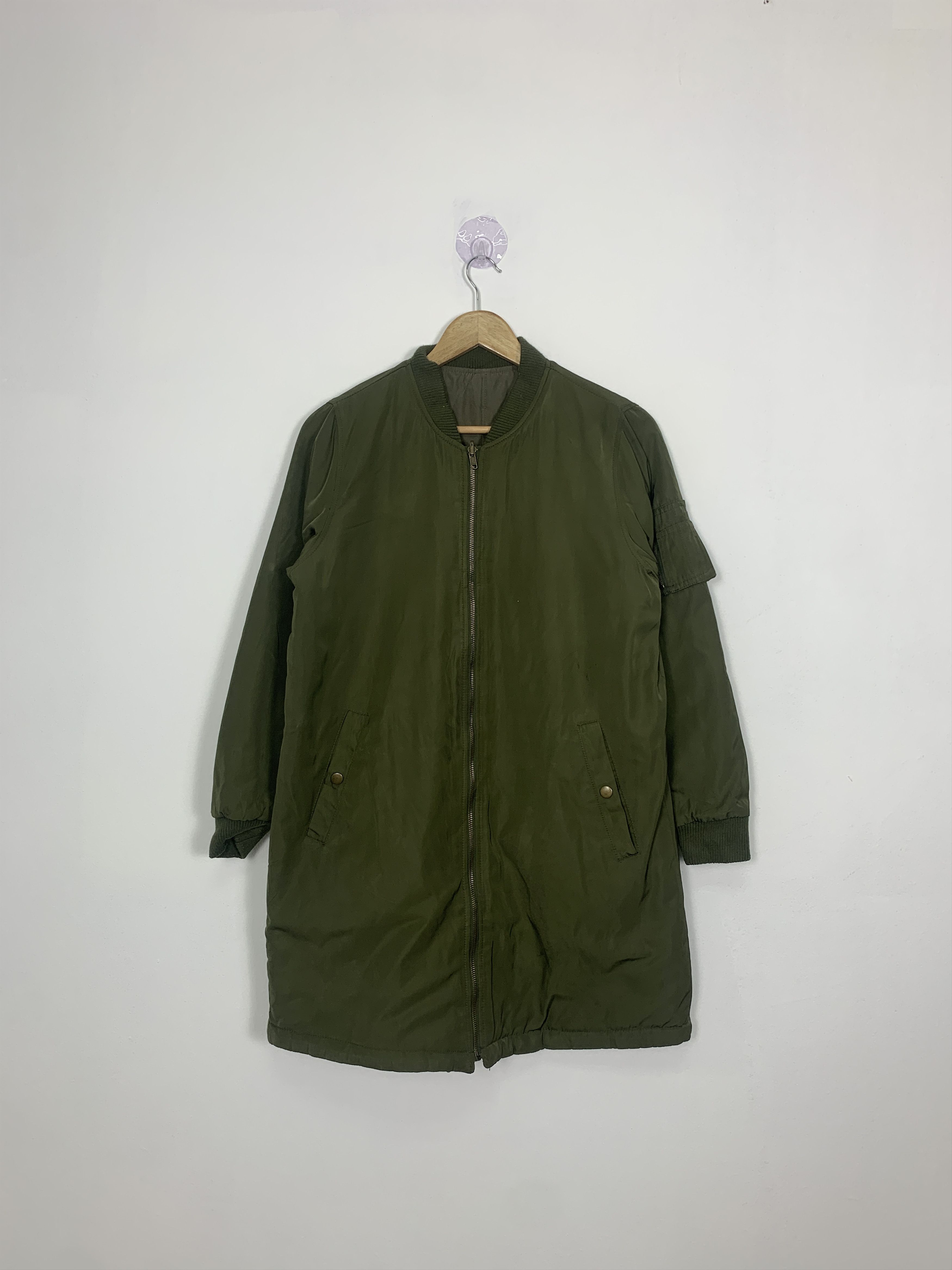 Japanese Brand Vintage JAPANESE BRAND Long Jacket Quilted Lining J0733 Size S / US 4 / IT 40 - 1 Thumbnail