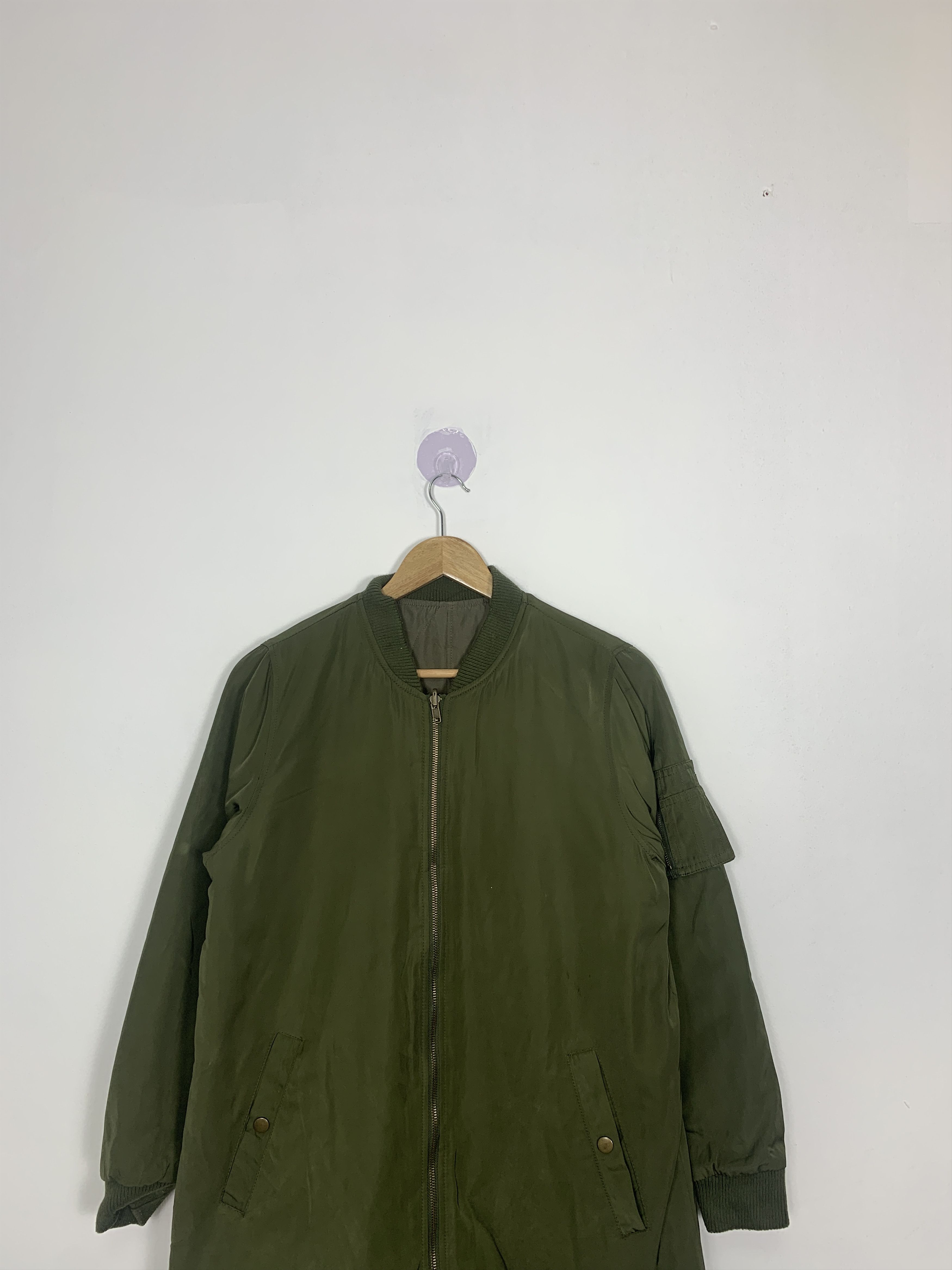 Japanese Brand Vintage JAPANESE BRAND Long Jacket Quilted Lining J0733 Size S / US 4 / IT 40 - 2 Thumbnail