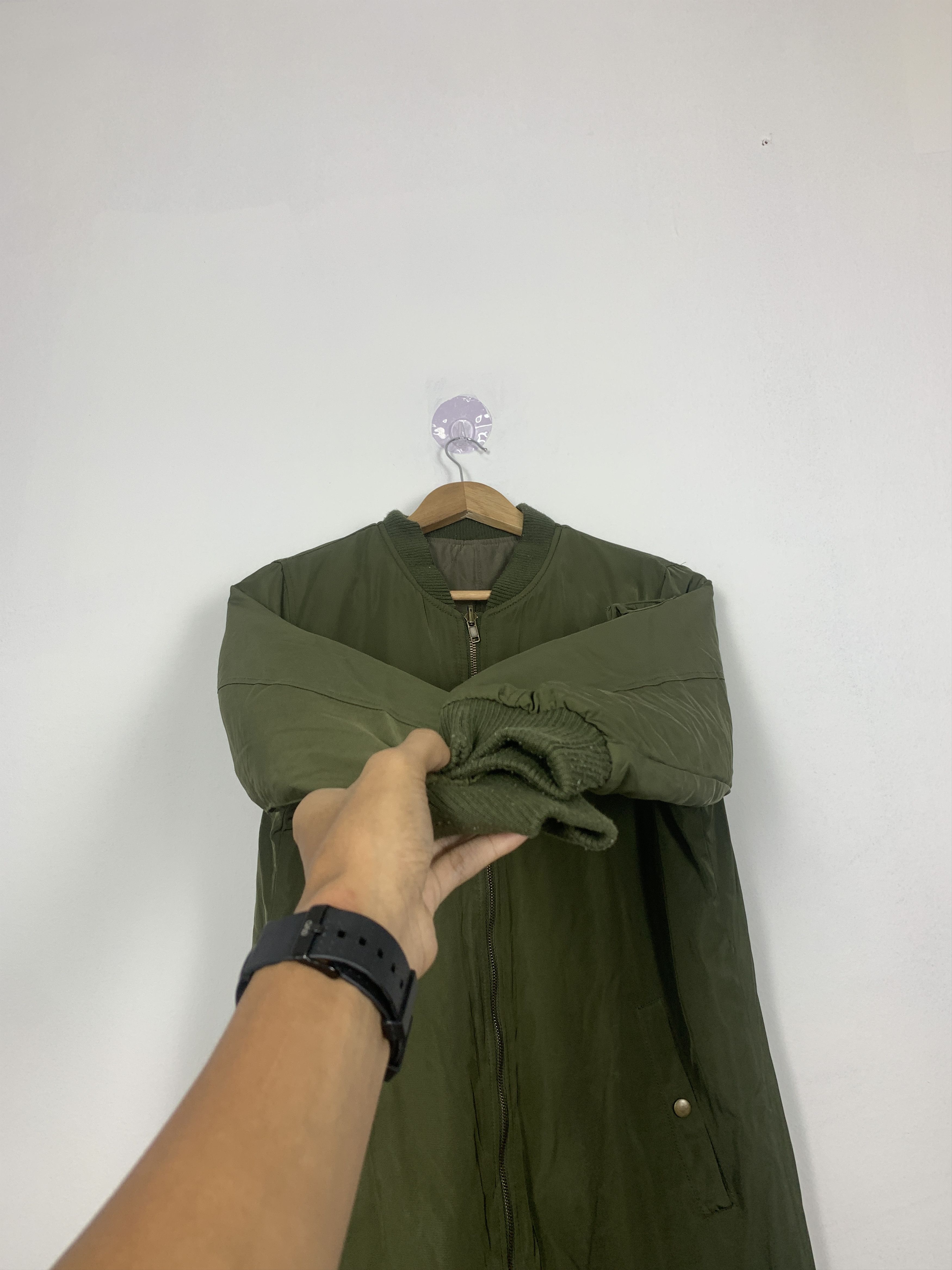 Japanese Brand Vintage JAPANESE BRAND Long Jacket Quilted Lining J0733 Size S / US 4 / IT 40 - 4 Thumbnail