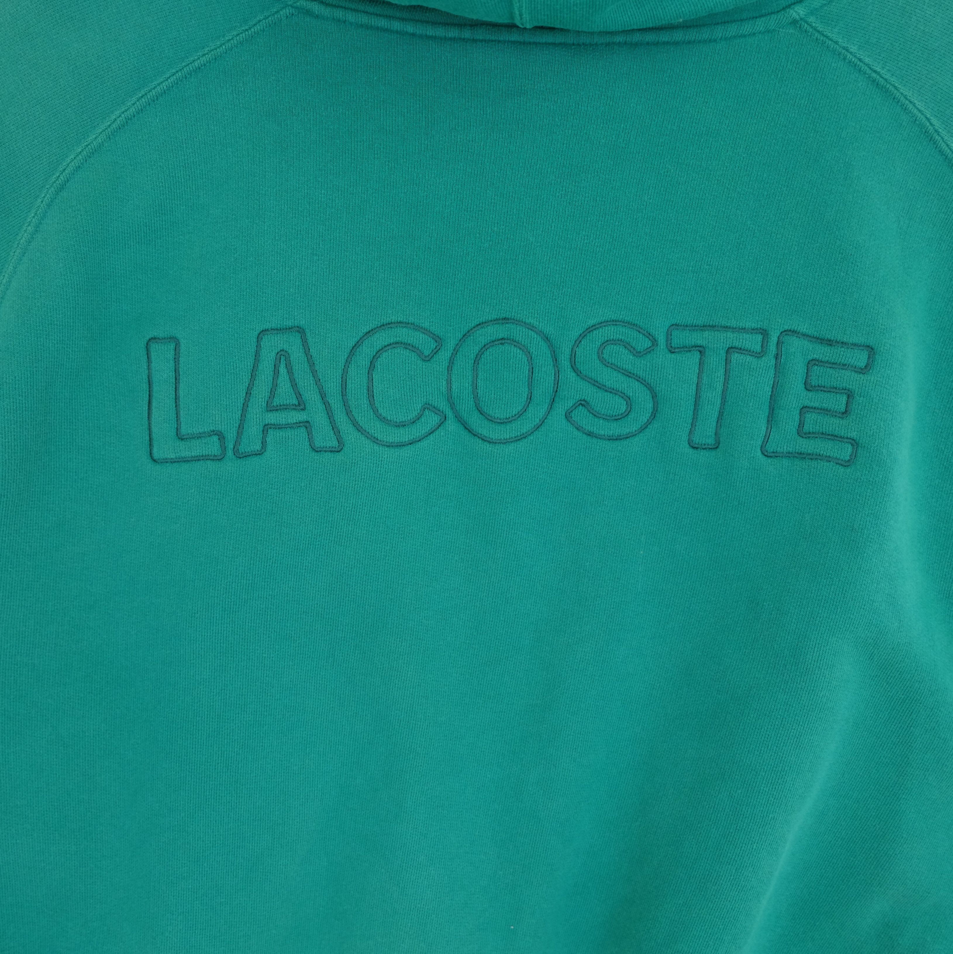 Lacoste LACOSTE Big Spell Out Logo Hoodie Size XL / US 12-14 / IT 48-50 - 9 Preview