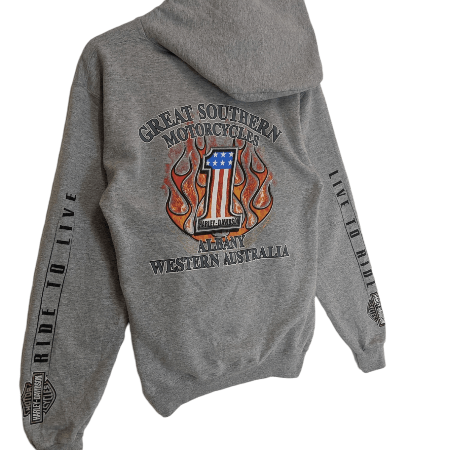 Harley Davidson HARLEY DAVIDSON Great Southern Motorcycles Albany Hoodie Size US S / EU 44-46 / 1 - 6 Thumbnail