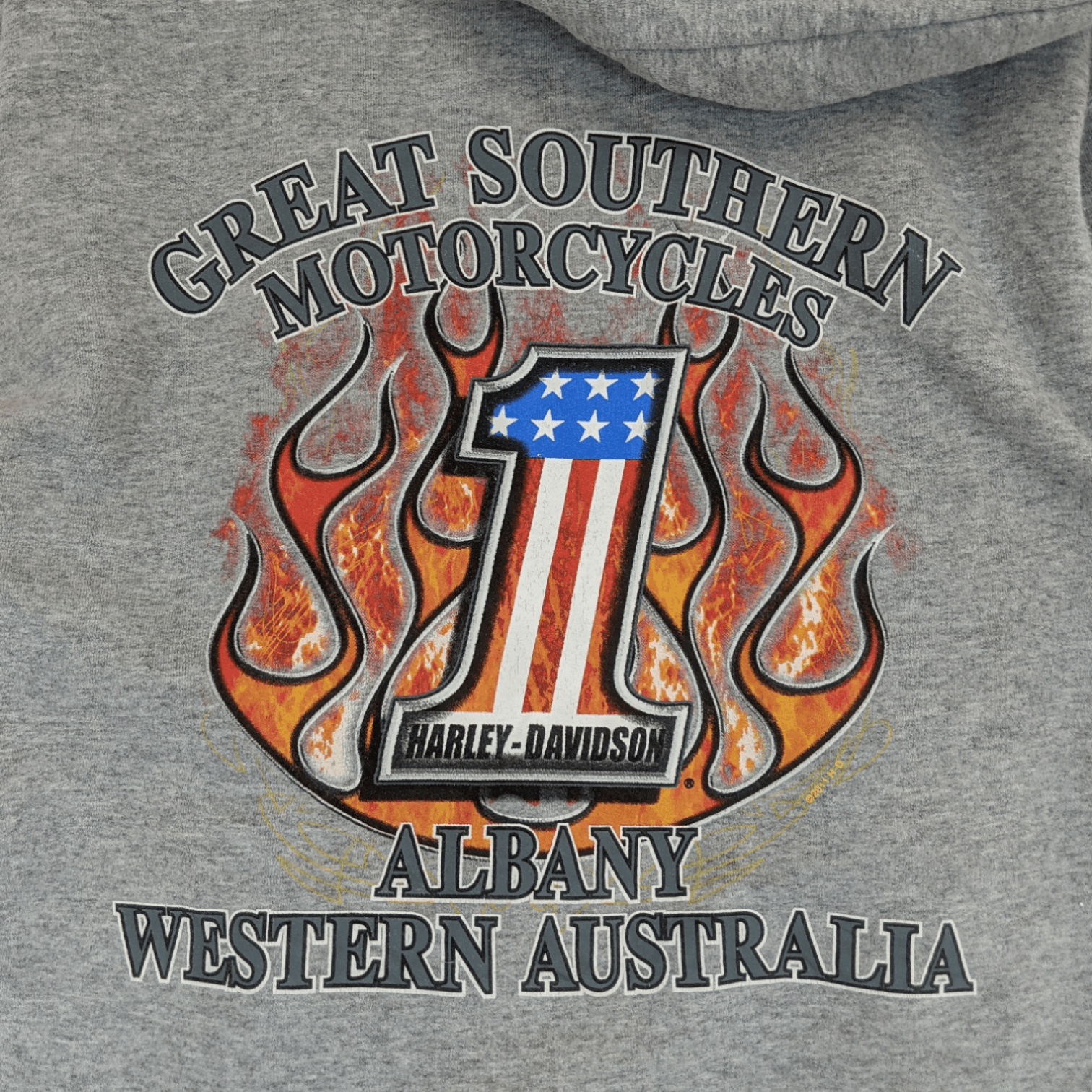 Harley Davidson HARLEY DAVIDSON Great Southern Motorcycles Albany Hoodie Size US S / EU 44-46 / 1 - 7 Thumbnail