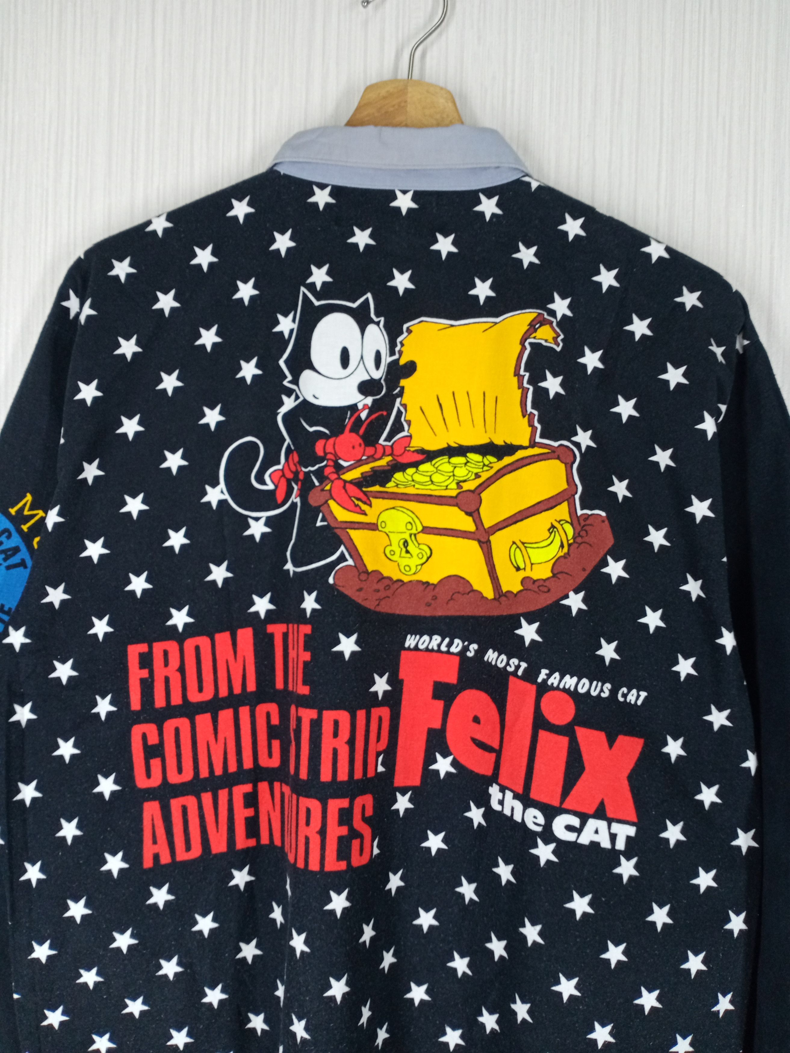 Cartoon Network × Japanese Brand × Vintage Rare Vintage 90s FELIX THE CAT Cartoon Comic Anime Size US L / EU 52-54 / 3 - 6 Thumbnail