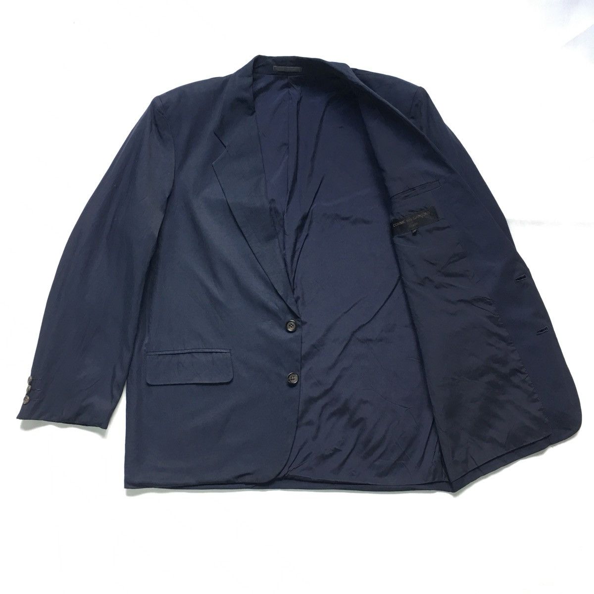 Comme des Garcons Homme Plus Comme Des Garcons Homme Rayon Blazer Coat Size 40R - 2 Thumbnail