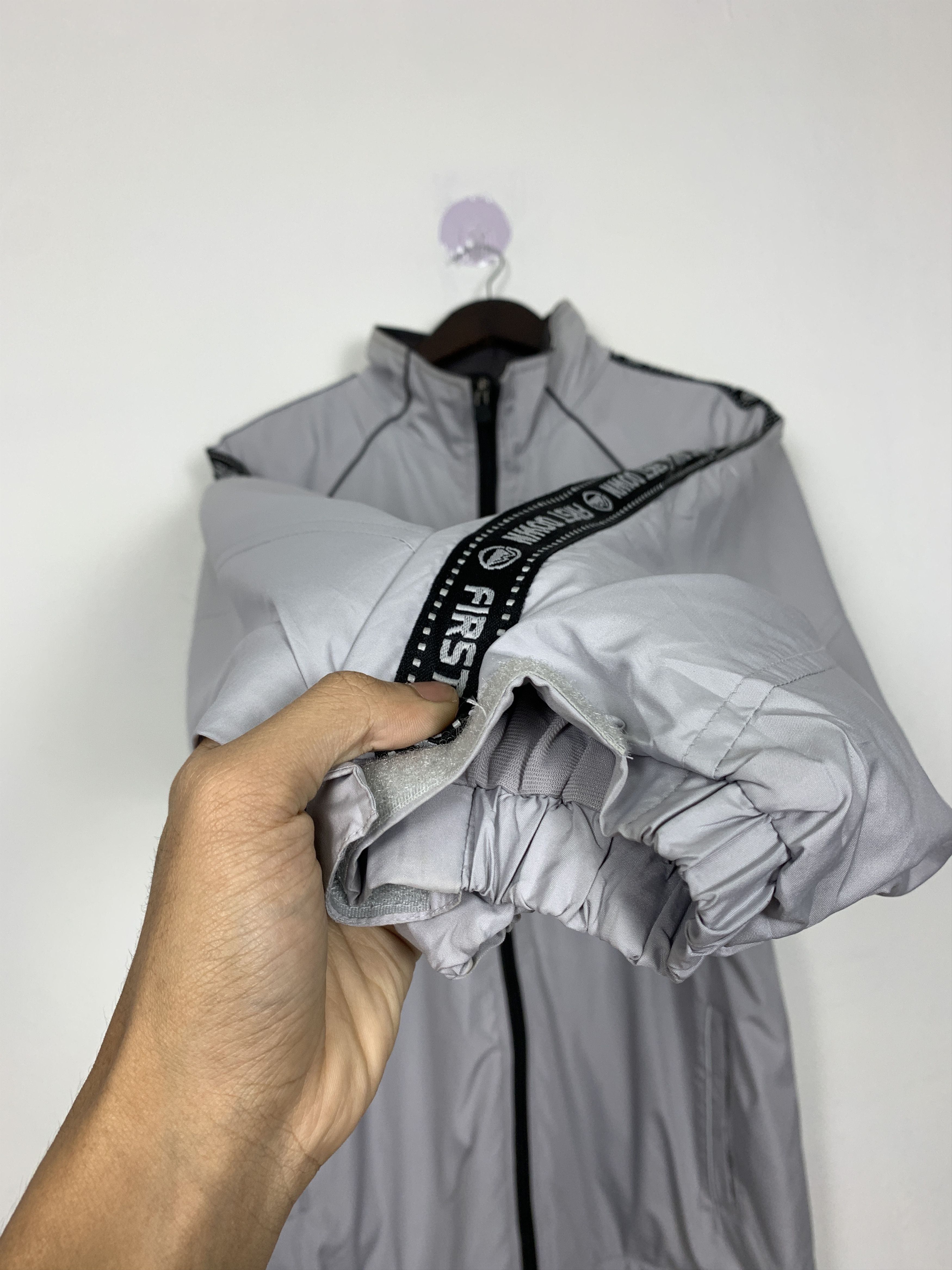 Vintage Vintage First Down Zip Up Windbreaker Jacket Size US M / EU 48-50 / 2 - 6 Thumbnail