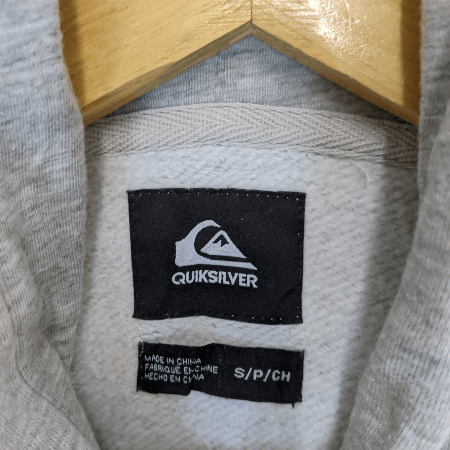 Quicksilver QUIKSILVER Grey Pain Zipper Hoodie Size US S / EU 44-46 / 1 - 8 Thumbnail