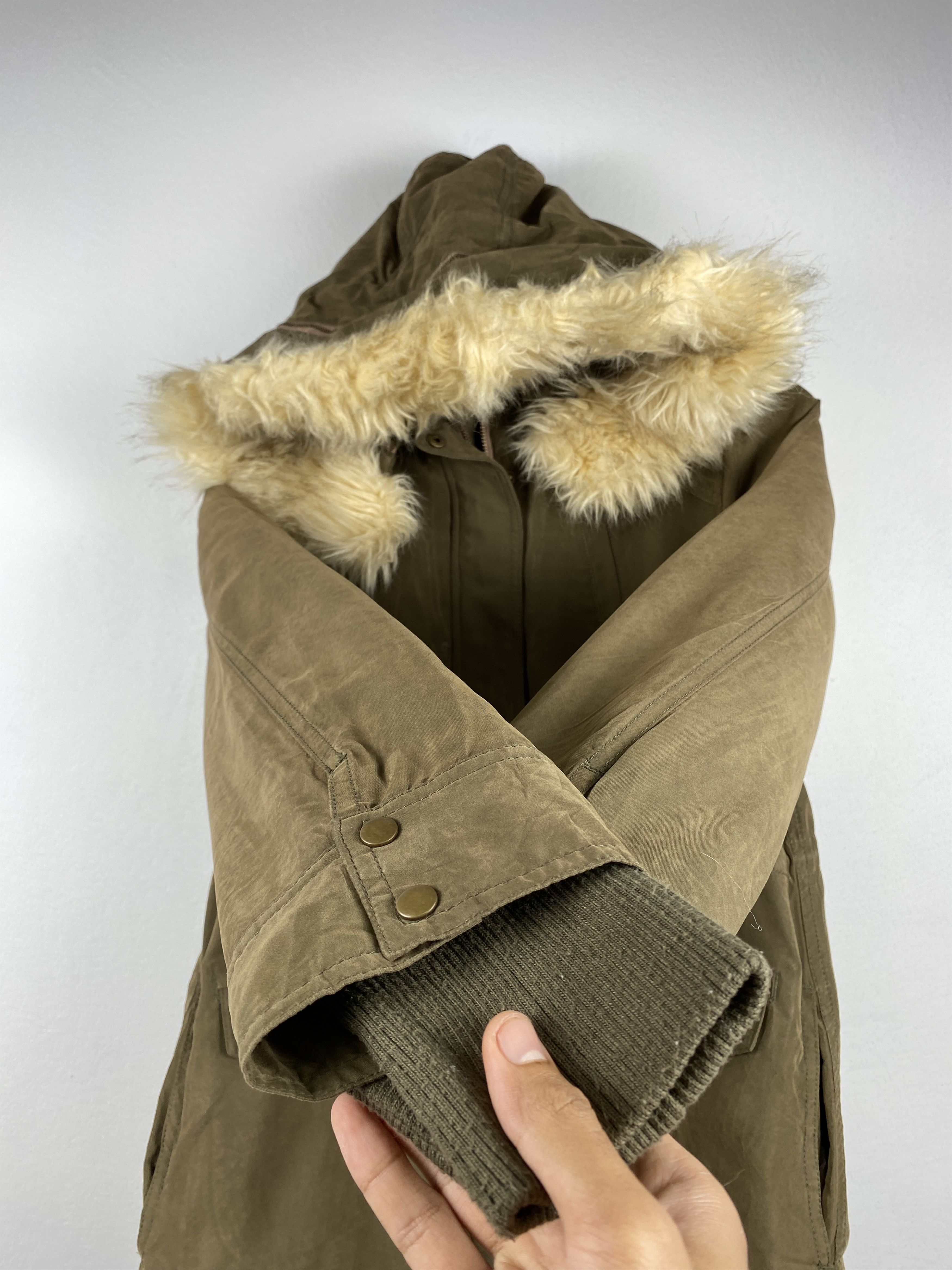 Japanese Brand Vintage Military Garments Sherpa Lining Parkas Jacket J1238 Size US S / EU 44-46 / 1 - 5 Thumbnail