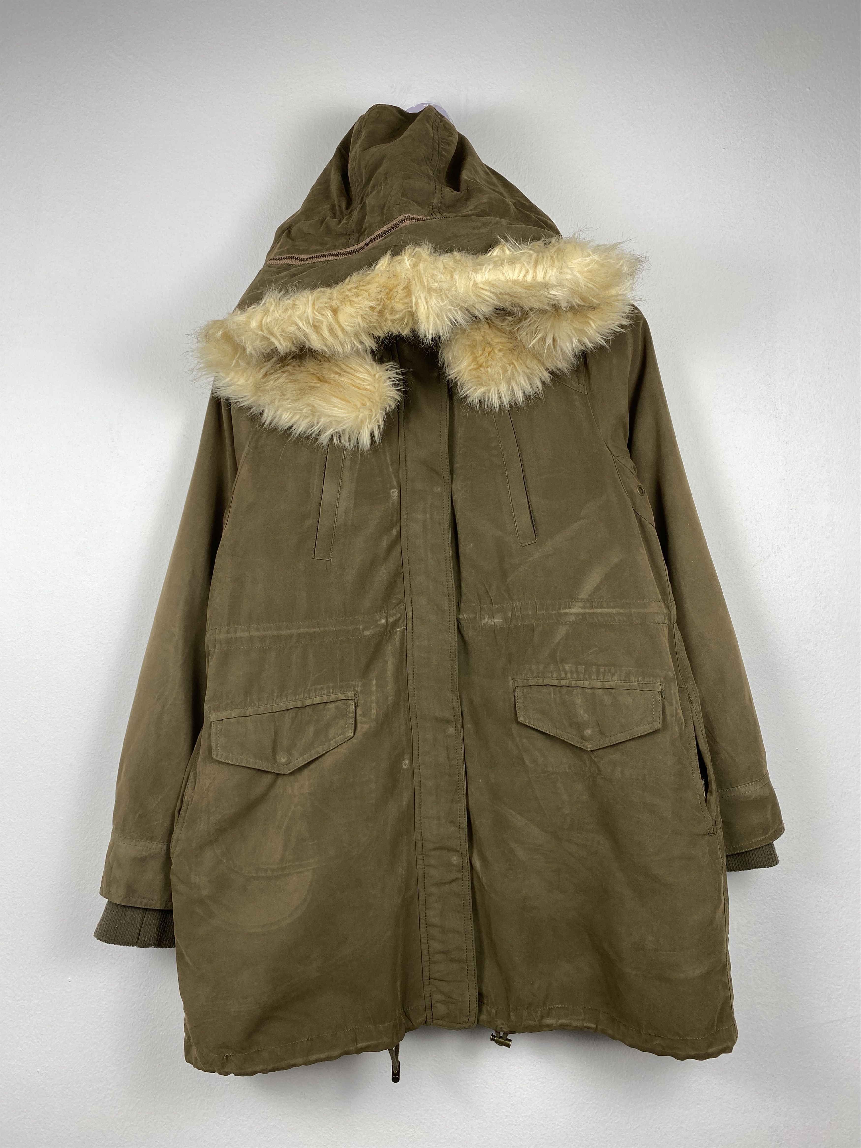 Japanese Brand Vintage Military Garments Sherpa Lining Parkas Jacket J1238 Size US S / EU 44-46 / 1 - 1 Thumbnail