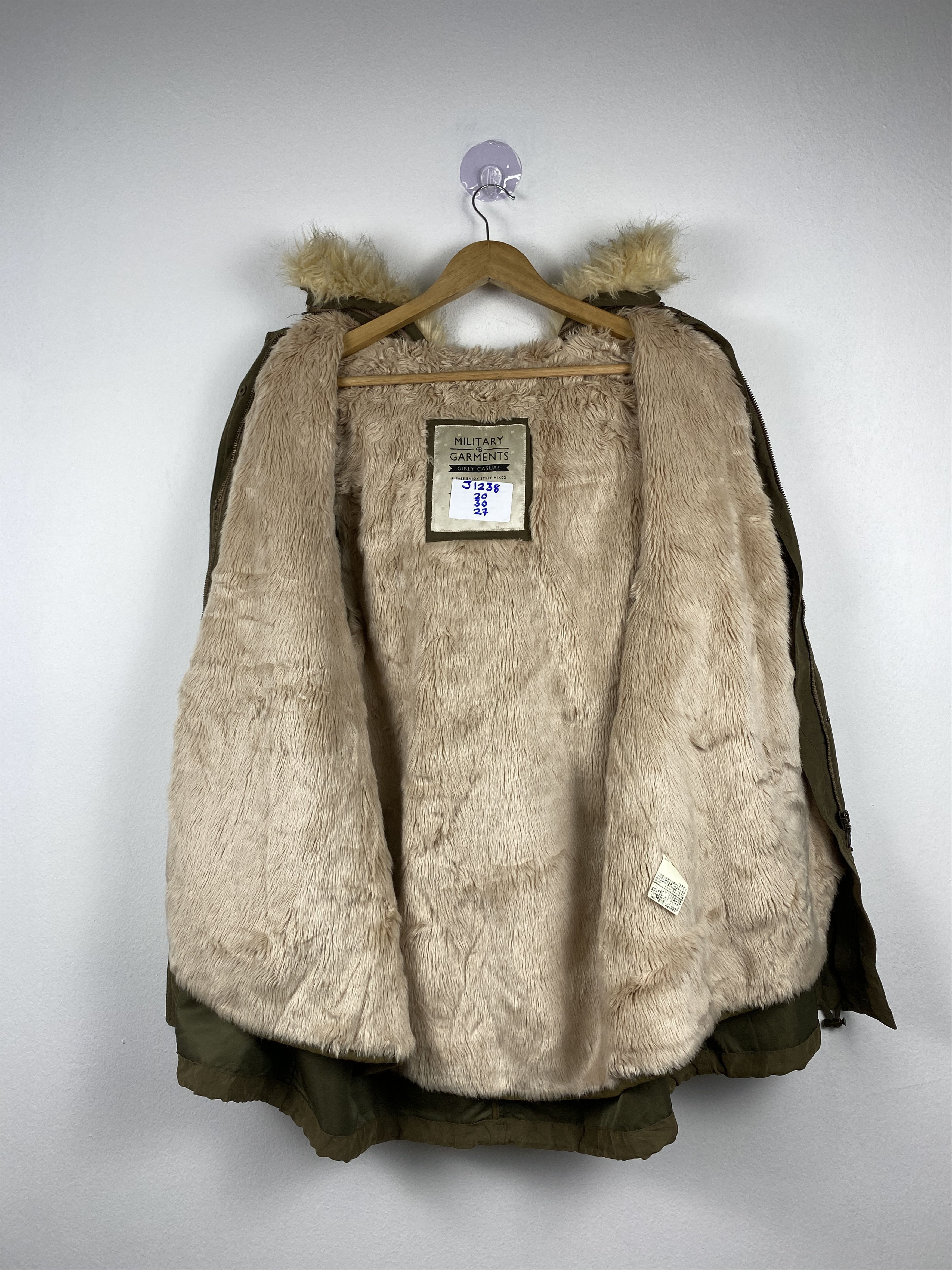 Japanese Brand Vintage Military Garments Sherpa Lining Parkas Jacket J1238 Size US S / EU 44-46 / 1 - 7 Thumbnail