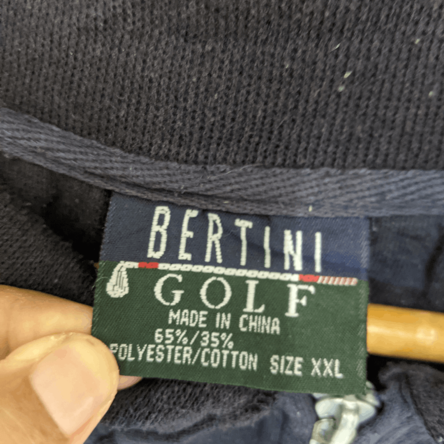 Designer × Japanese Brand BERTINI Golf Polo Jumper Sweatshirt Size US XXL / EU 58 / 5 - 8 Thumbnail