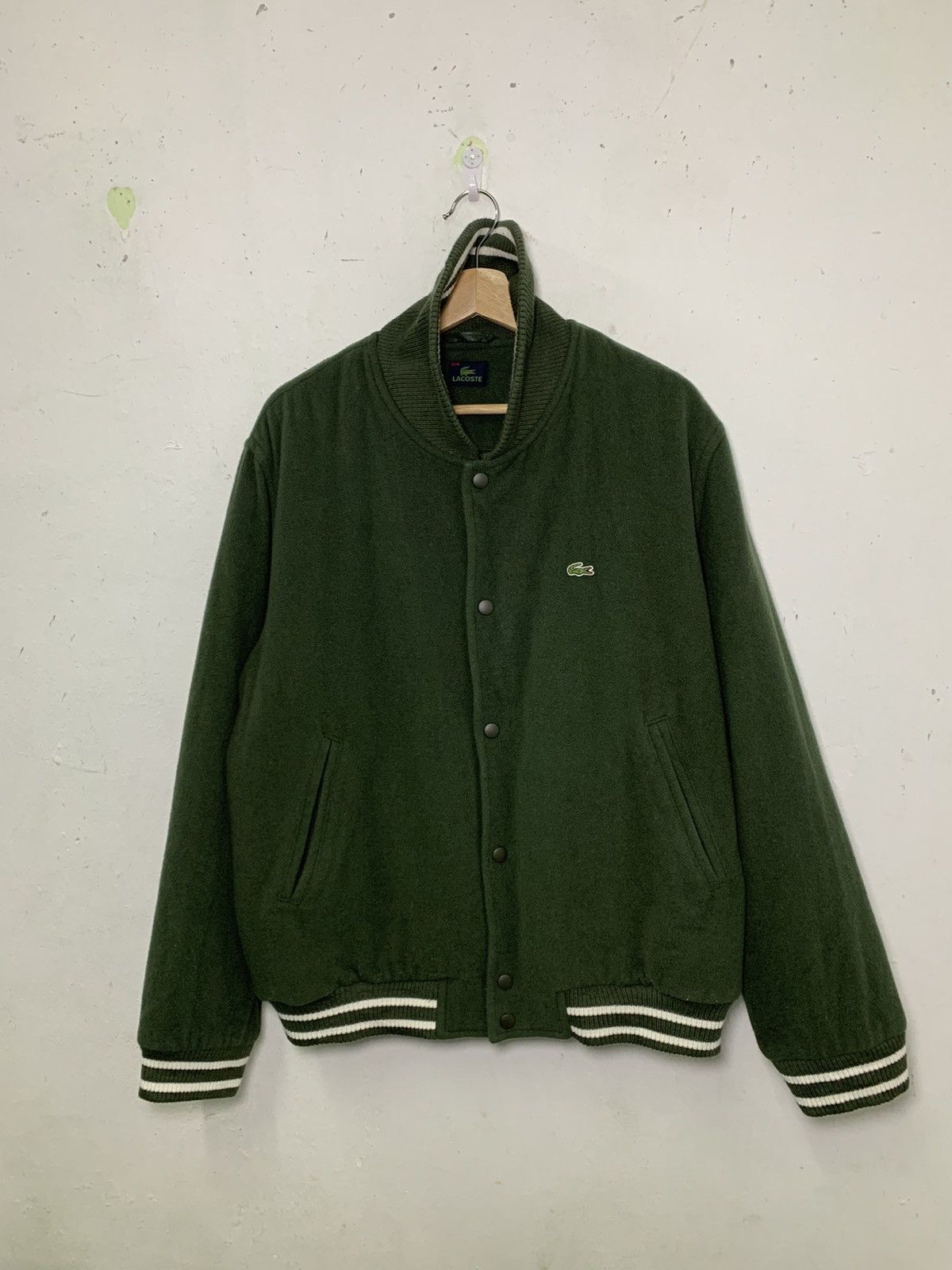 Lacoste Lacoste Varsity Wool Outside Inside Polyster Lining Size US L / EU 52-54 / 3 - 2 Thumbnail