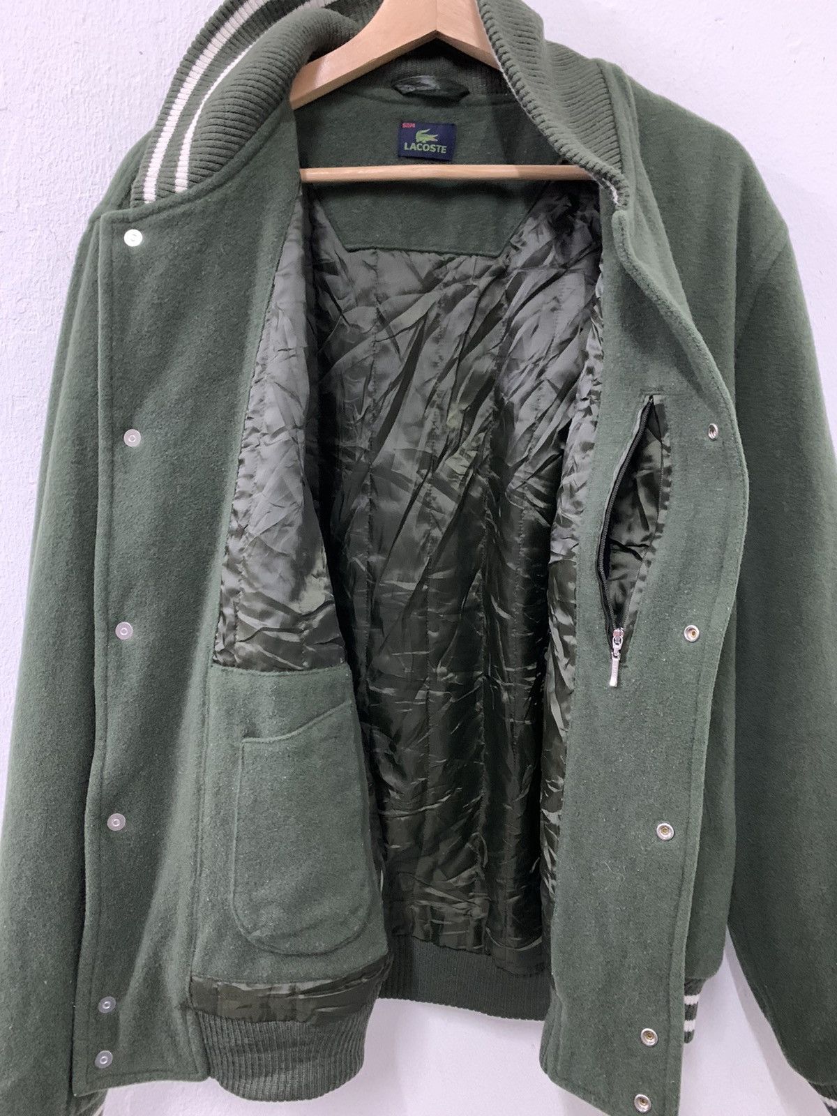 Lacoste Lacoste Varsity Wool Outside Inside Polyster Lining Size US L / EU 52-54 / 3 - 8 Thumbnail
