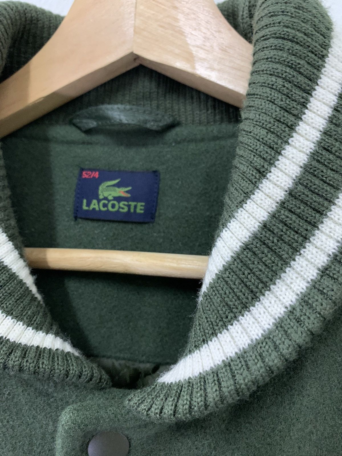 Lacoste Lacoste Varsity Wool Outside Inside Polyster Lining Size US L / EU 52-54 / 3 - 4 Thumbnail
