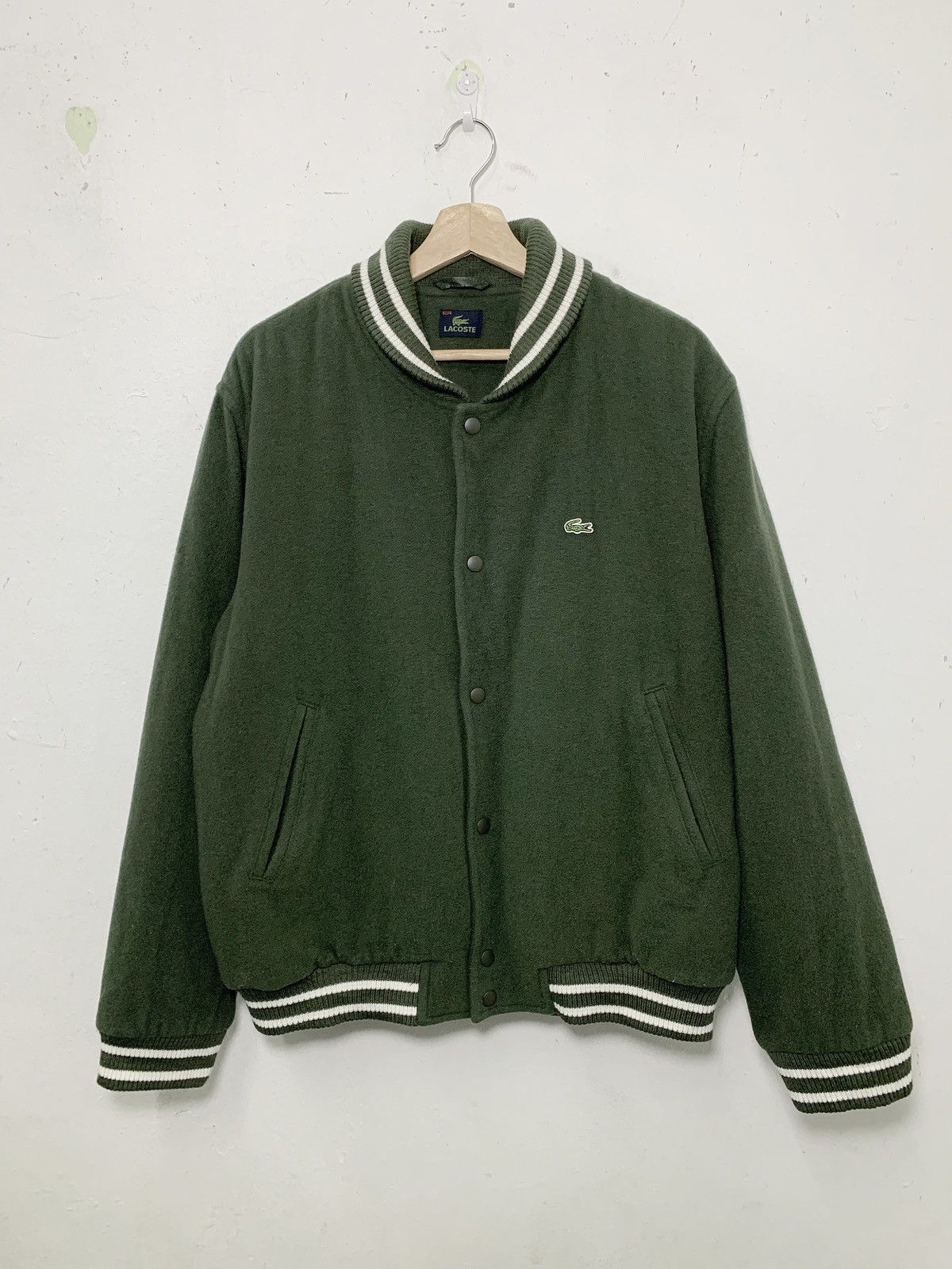Lacoste Lacoste Varsity Wool Outside Inside Polyster Lining Size US L / EU 52-54 / 3 - 1 Thumbnail