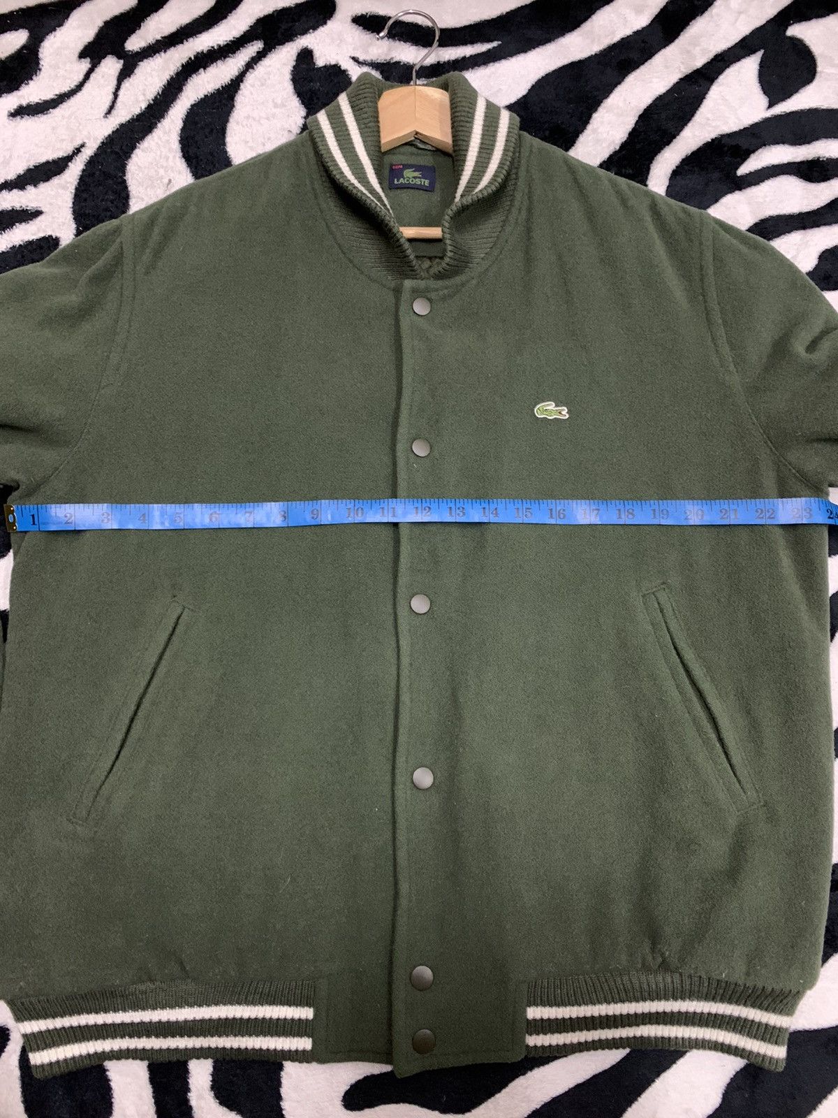 Lacoste Lacoste Varsity Wool Outside Inside Polyster Lining Size US L / EU 52-54 / 3 - 14 Thumbnail