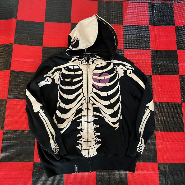 Lrg full best sale zip skeleton hoodie