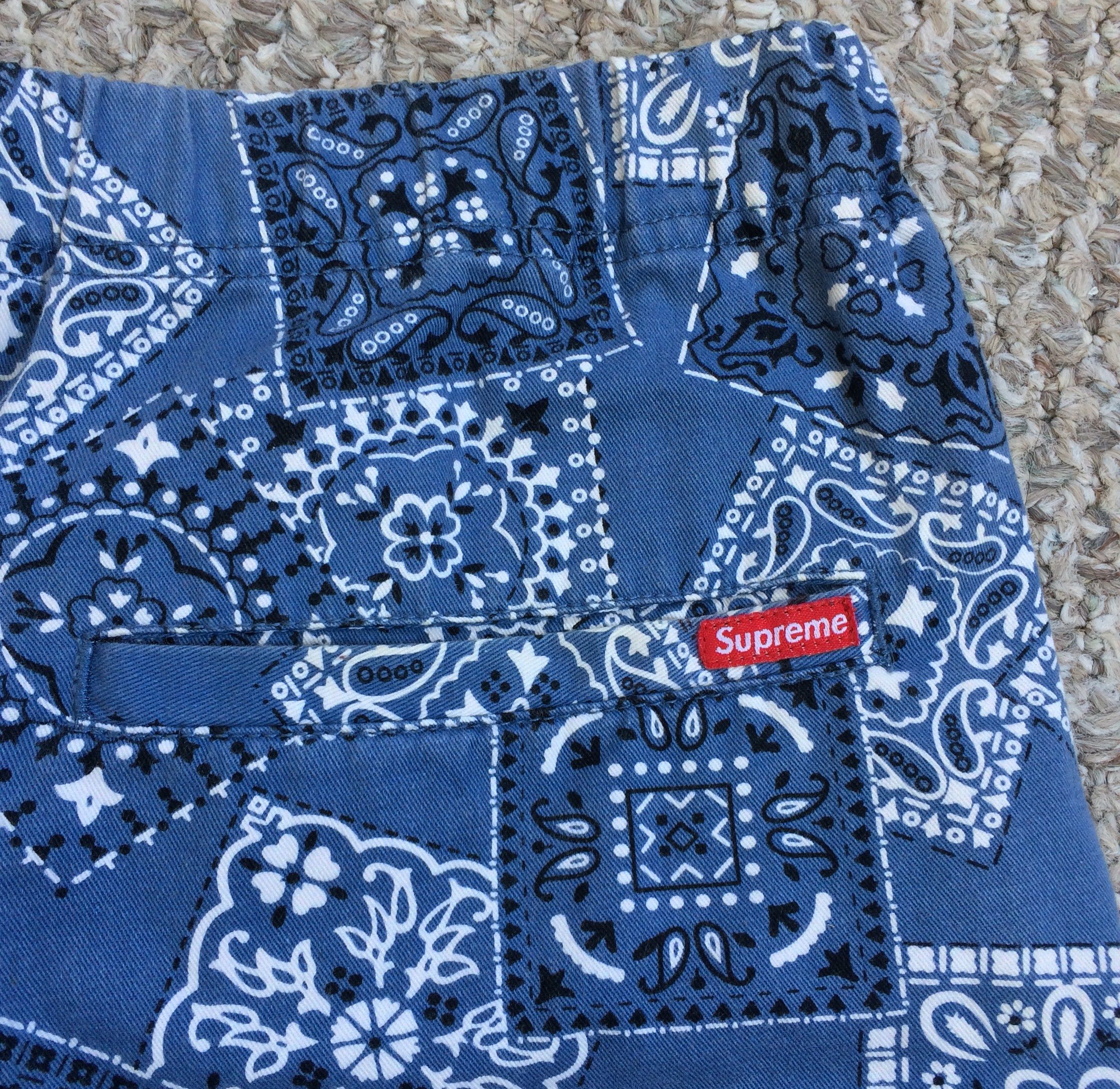 Supreme S/S 2015 Supreme Belted Bandana Shorts size small Size US 30 / EU 46 - 6 Thumbnail