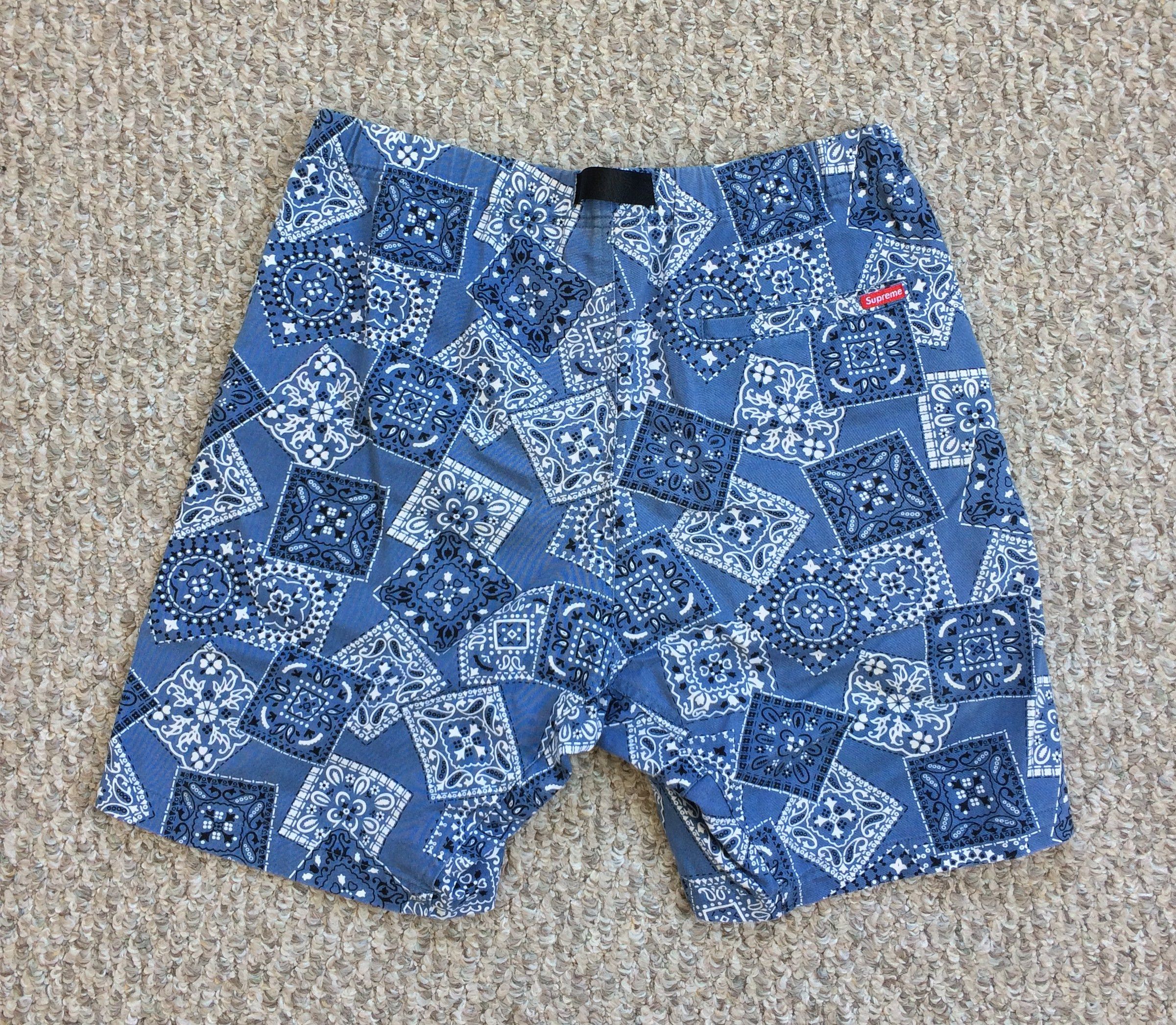 Supreme S/S 2015 Supreme Belted Bandana Shorts size small Size US 30 / EU 46 - 5 Thumbnail