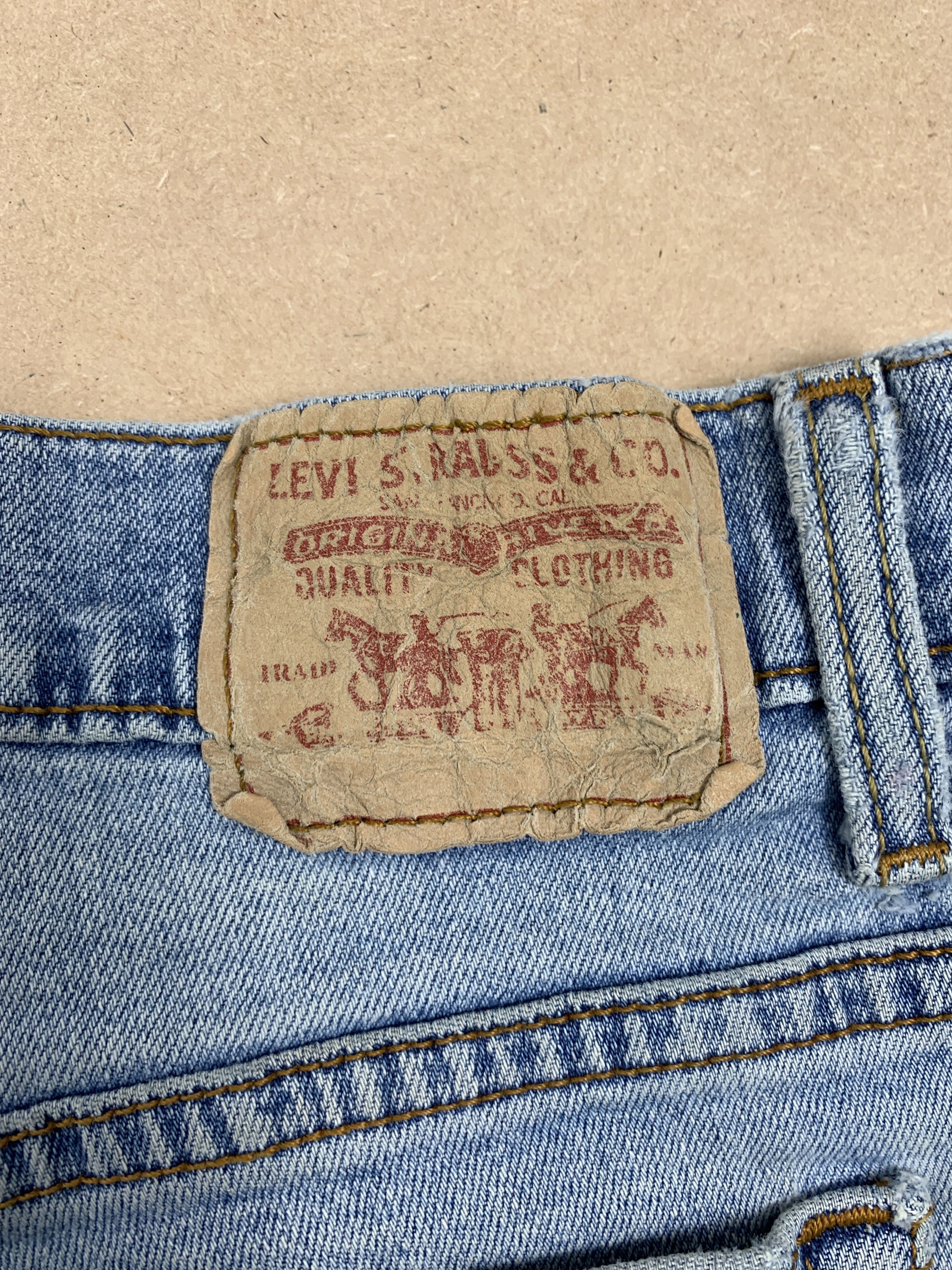 Levi's Vintage Levis 550 Boot Cut Stone Wash Jeans Size US 28 / EU 44 - 9 Thumbnail