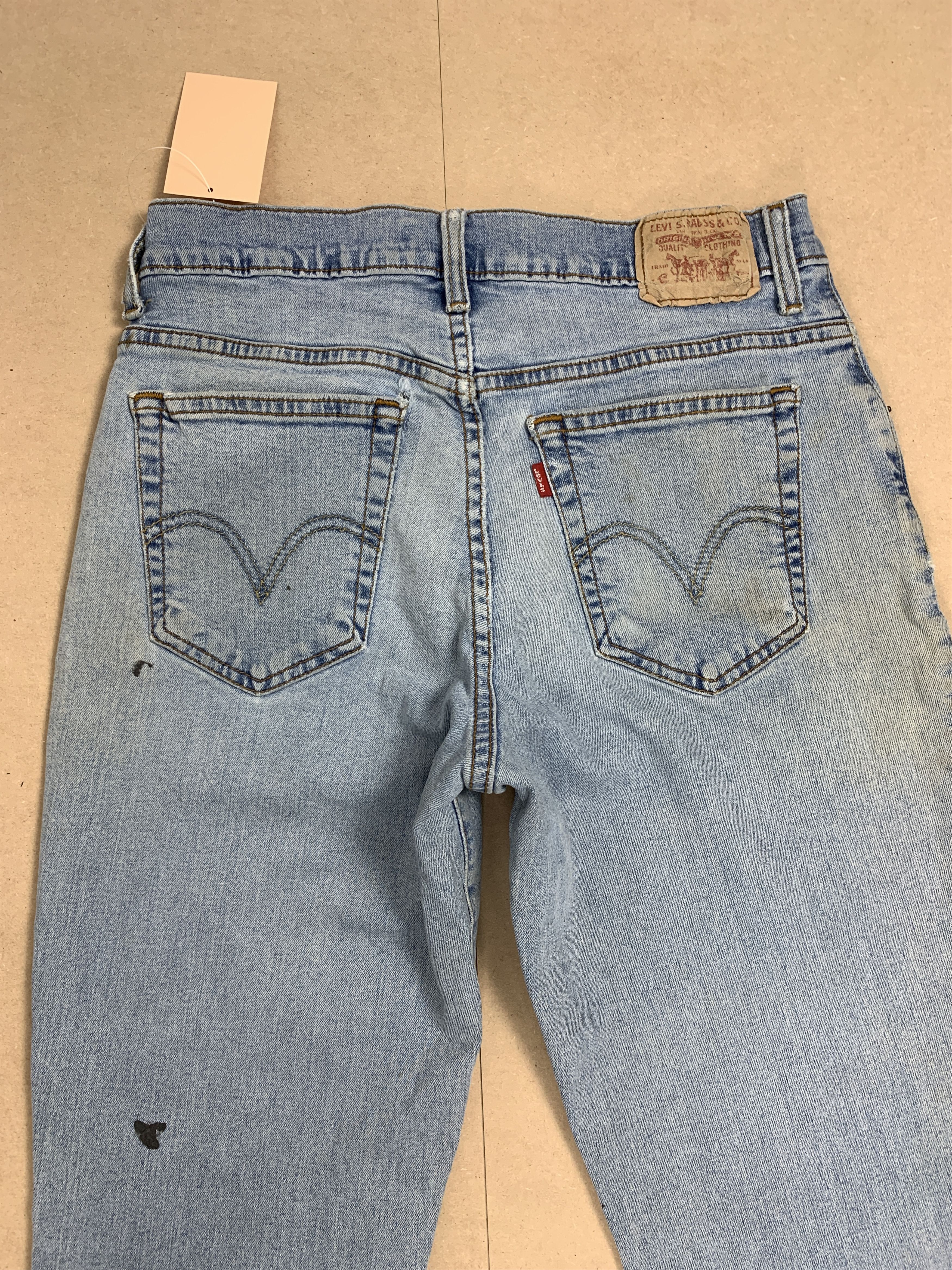 Levi's Vintage Levis 550 Boot Cut Stone Wash Jeans Size US 28 / EU 44 - 6 Thumbnail