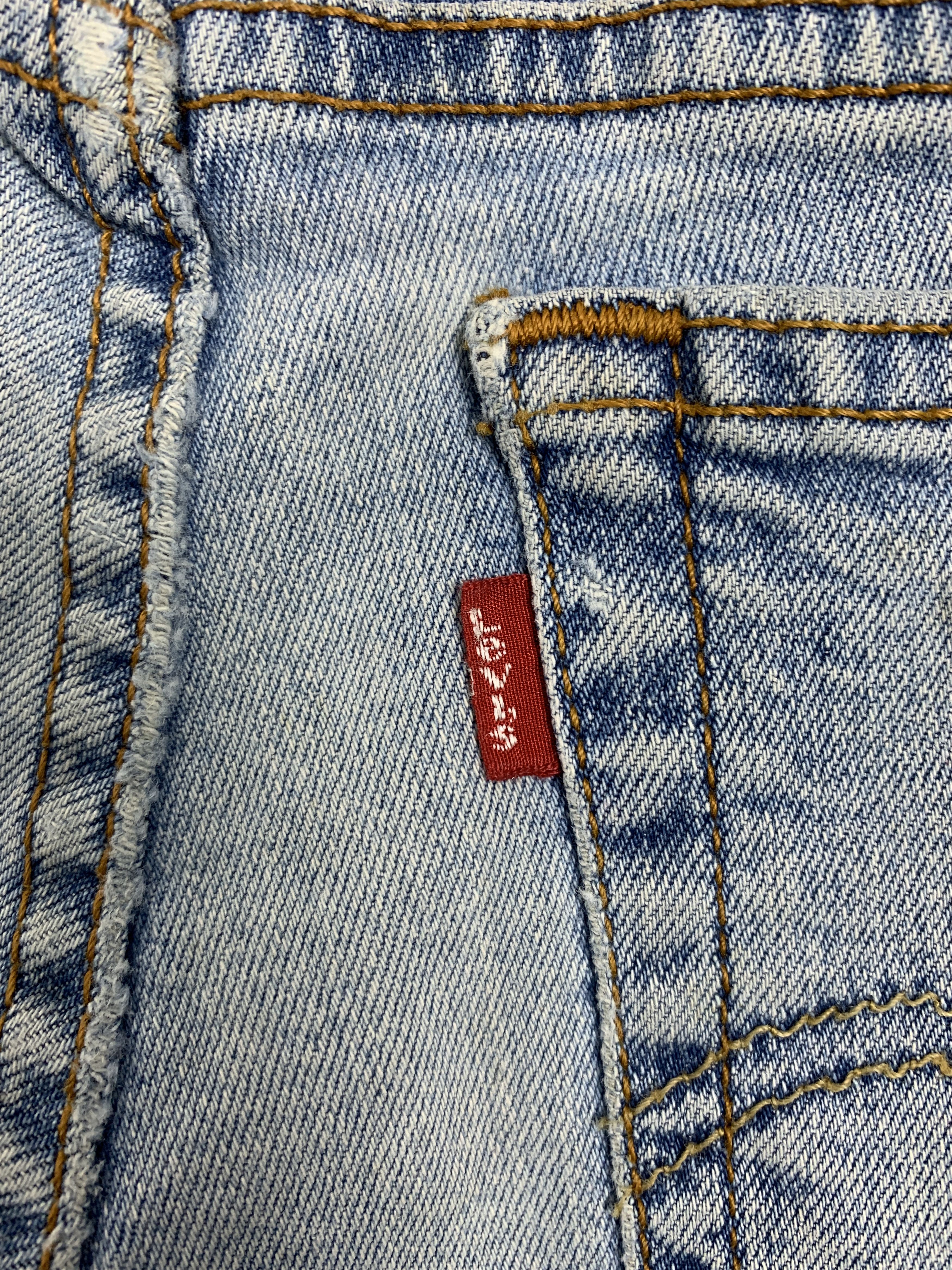 Levi's Vintage Levis 550 Boot Cut Stone Wash Jeans Size US 28 / EU 44 - 10 Thumbnail