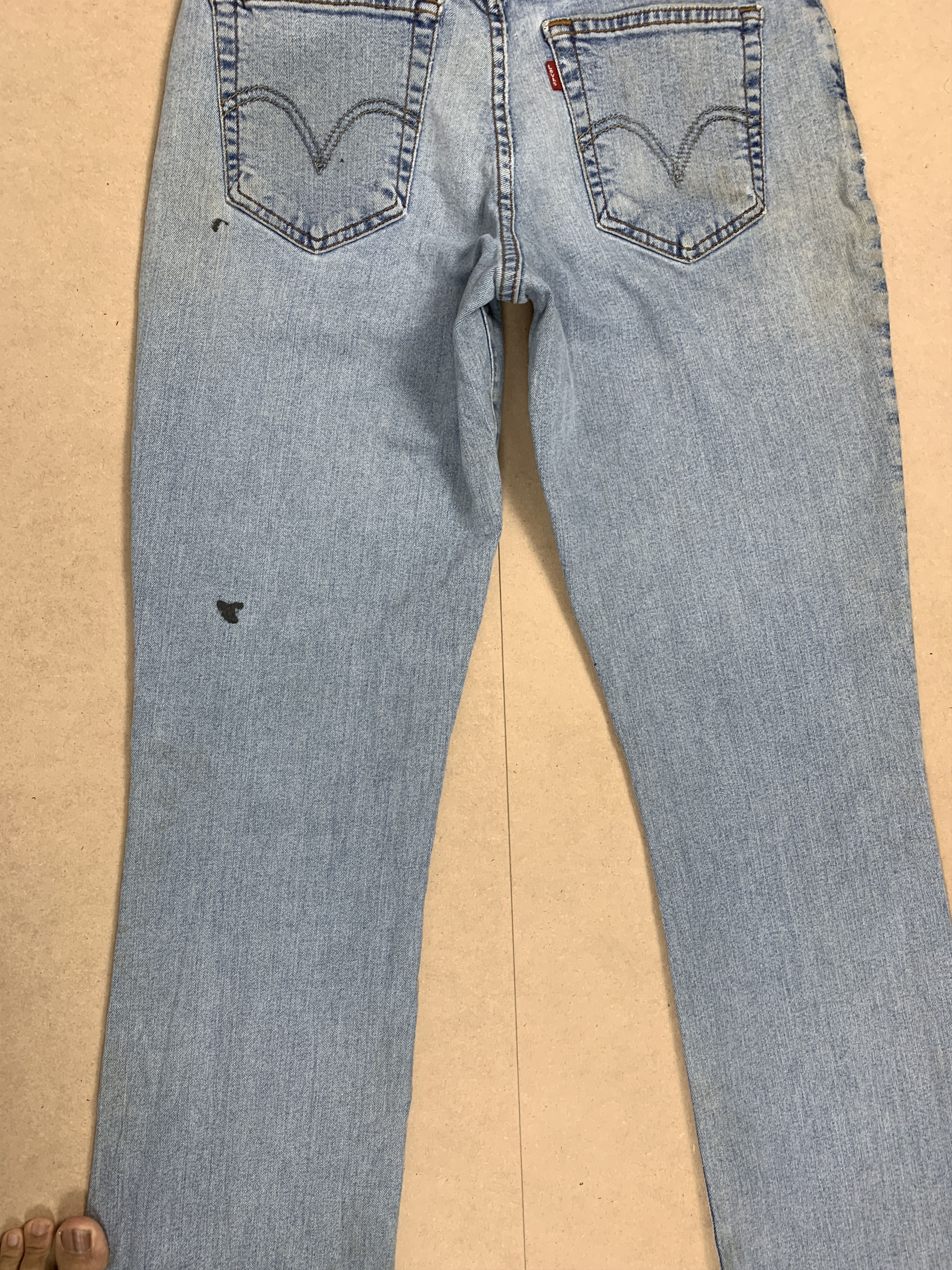 Levi's Vintage Levis 550 Boot Cut Stone Wash Jeans Size US 28 / EU 44 - 7 Thumbnail