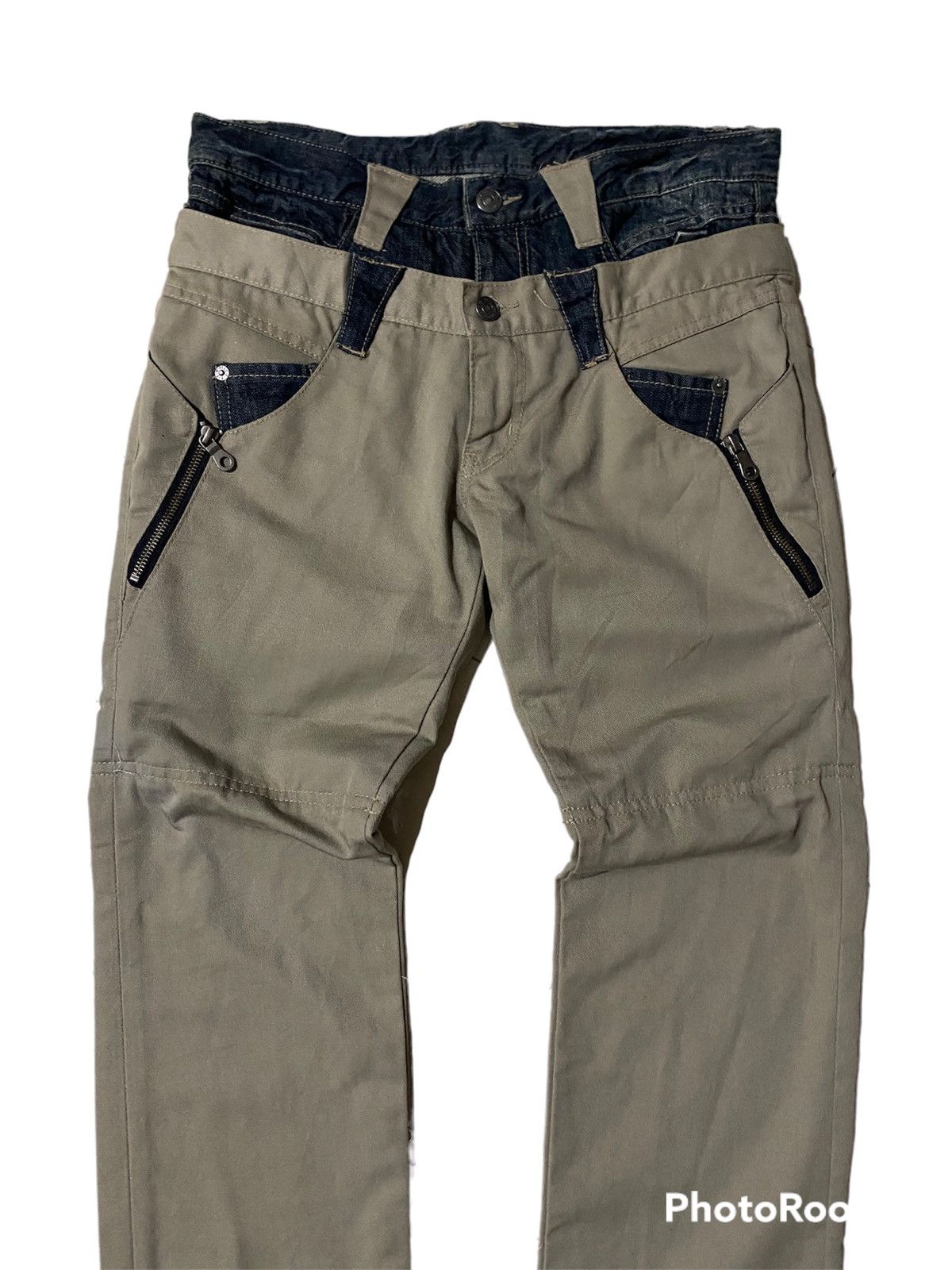 PPFM 🔥Archive Ppfm Japan Rock Double Waist Pant Size US 31 - 7 Thumbnail