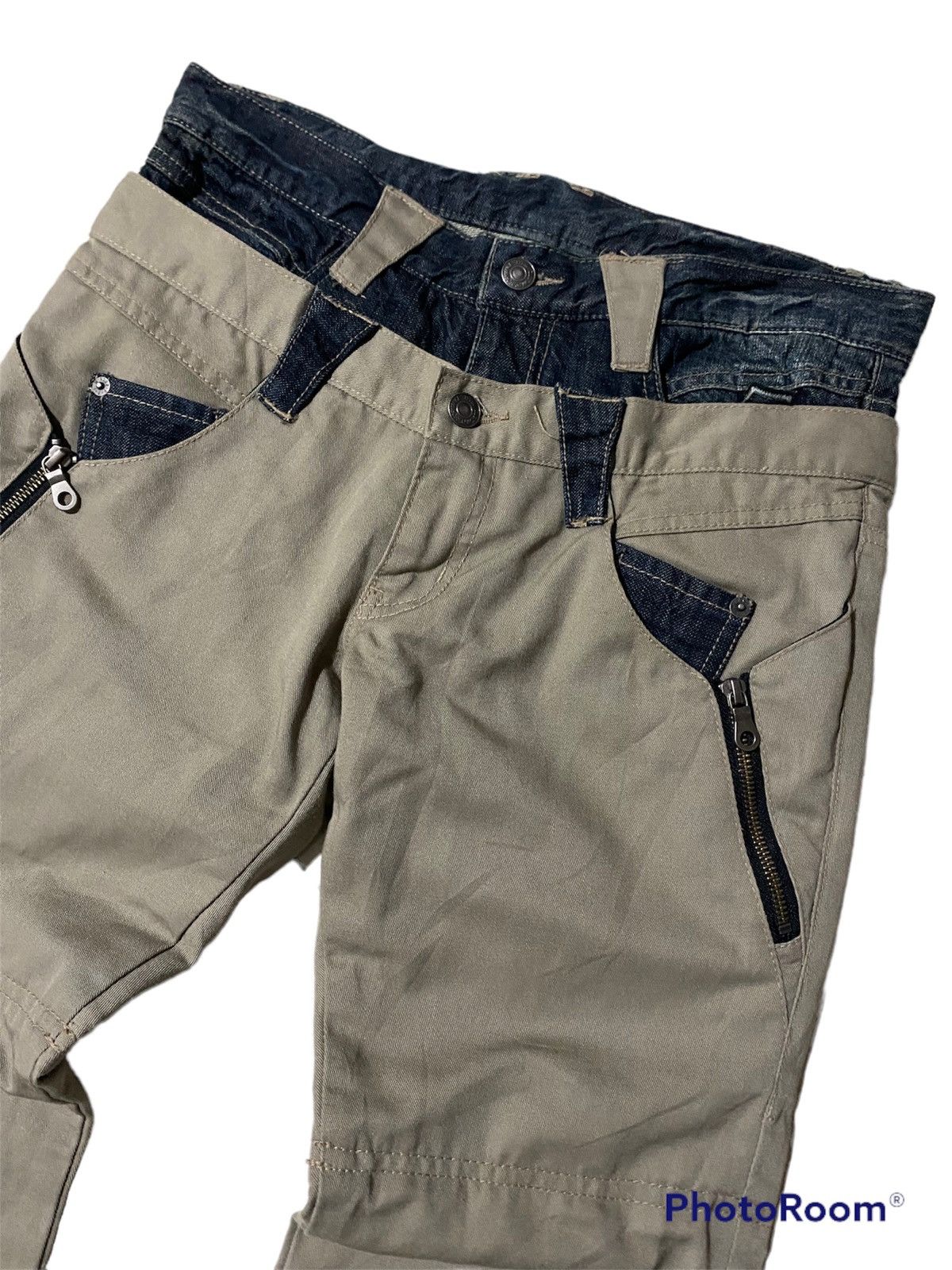PPFM 🔥Archive Ppfm Japan Rock Double Waist Pant Size US 31 - 3 Thumbnail