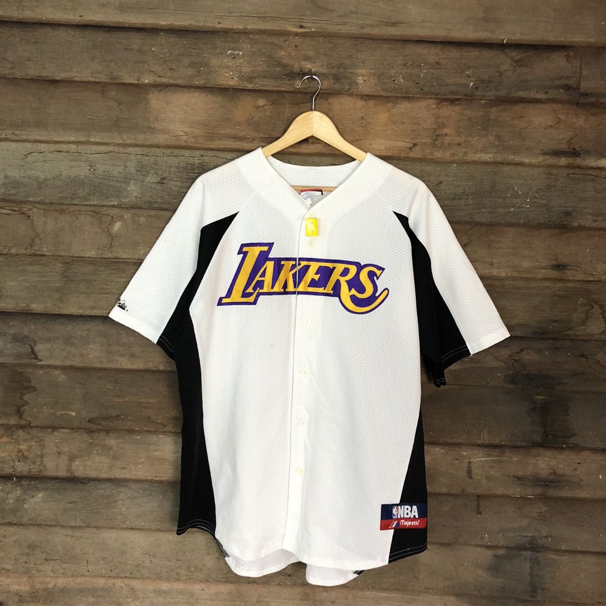 NBA × Vintage Lakers kobe bryant White Jersey #3142 Size US XL / EU 56 / 4 - 3 Thumbnail