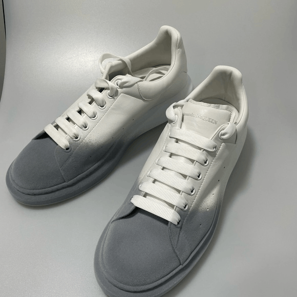 Alexander McQueen ALEXANDER MCQUEEN White & Grey Felted Men’s EU 49.5/US 16.5 Size US 15 / EU 48 - 3 Thumbnail