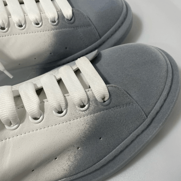 Alexander McQueen ALEXANDER MCQUEEN White & Grey Felted Men’s EU 49.5/US 16.5 Size US 15 / EU 48 - 10 Thumbnail