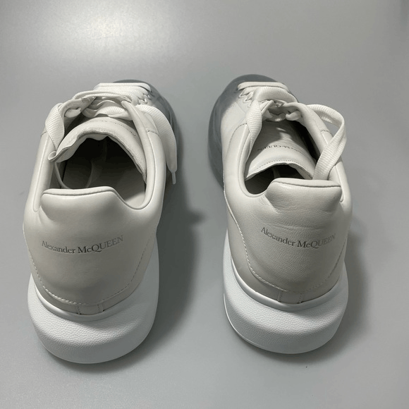 Alexander McQueen ALEXANDER MCQUEEN White & Grey Felted Men’s EU 49.5/US 16.5 Size US 15 / EU 48 - 5 Thumbnail