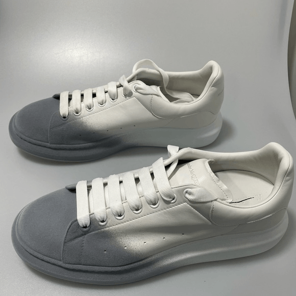 Alexander McQueen ALEXANDER MCQUEEN White & Grey Felted Men’s EU 49.5/US 16.5 Size US 15 / EU 48 - 4 Thumbnail