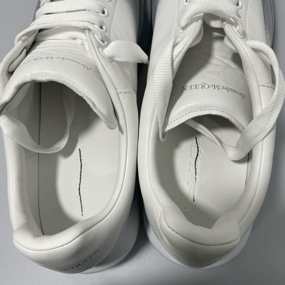 Alexander McQueen ALEXANDER MCQUEEN White & Grey Felted Men’s EU 49.5/US 16.5 Size US 15 / EU 48 - 6 Thumbnail