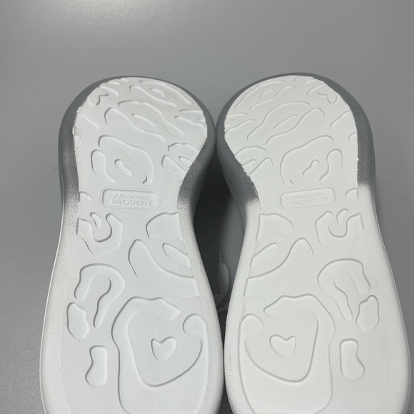 Alexander McQueen ALEXANDER MCQUEEN White & Grey Felted Men’s EU 49.5/US 16.5 Size US 15 / EU 48 - 8 Thumbnail