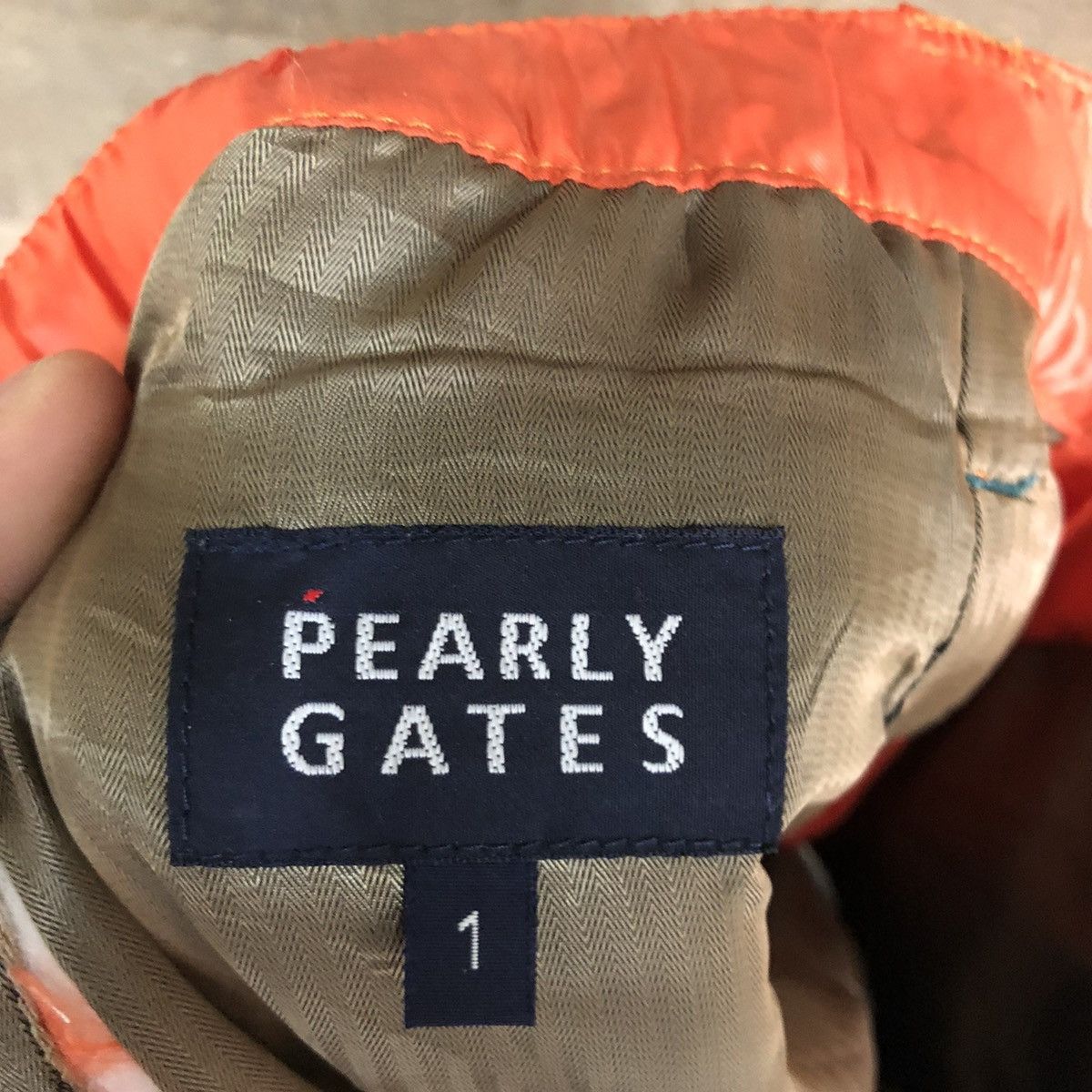 Japanese Brand Pearly Gates Orange sport winter Multipocket Pants #3004 Size US 29 - 15 Thumbnail