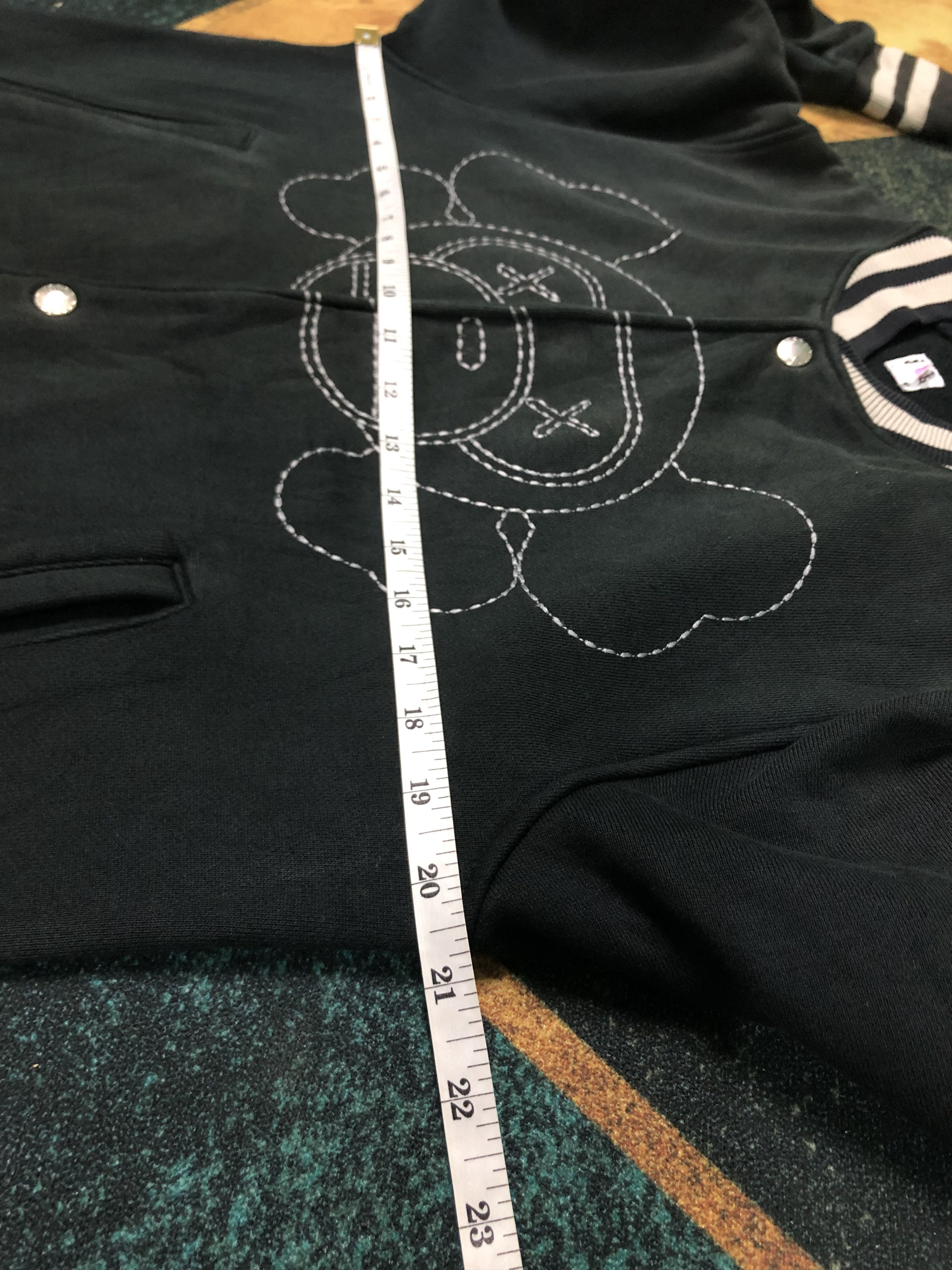 Bape × Kaws Bape x Kaws Baby milo Varsity Jacket Size S / US 4 / IT 40 - 8 Thumbnail