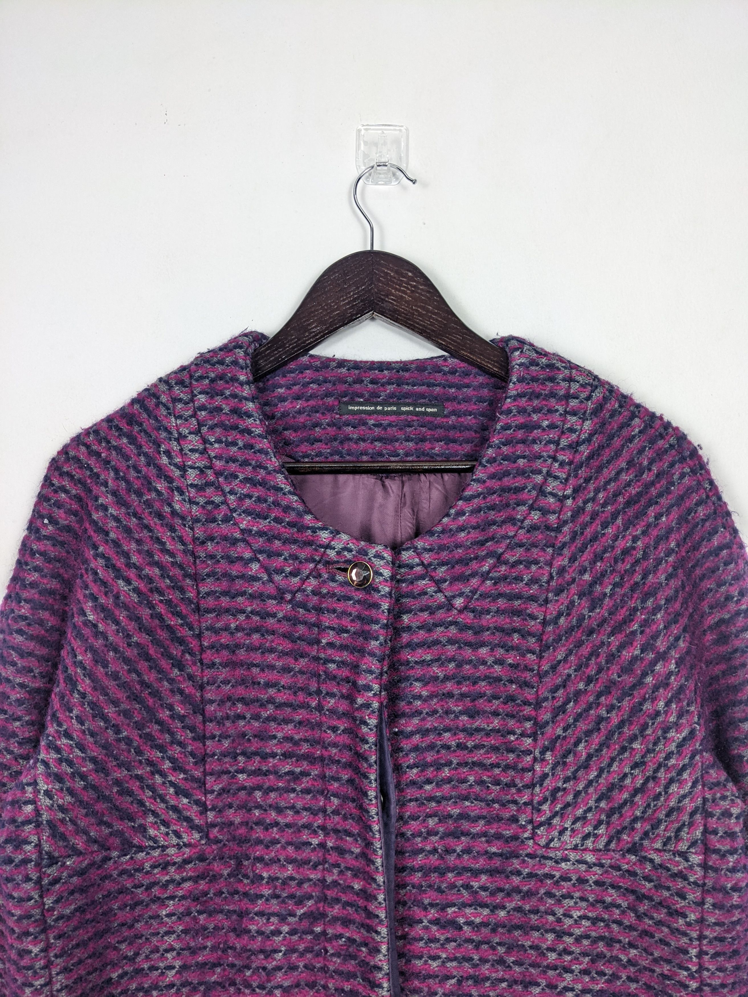 Japanese Brand Vintage Japanese Brand Wool Long Jacket J0165 Size S / US 4 / IT 40 - 2 Thumbnail
