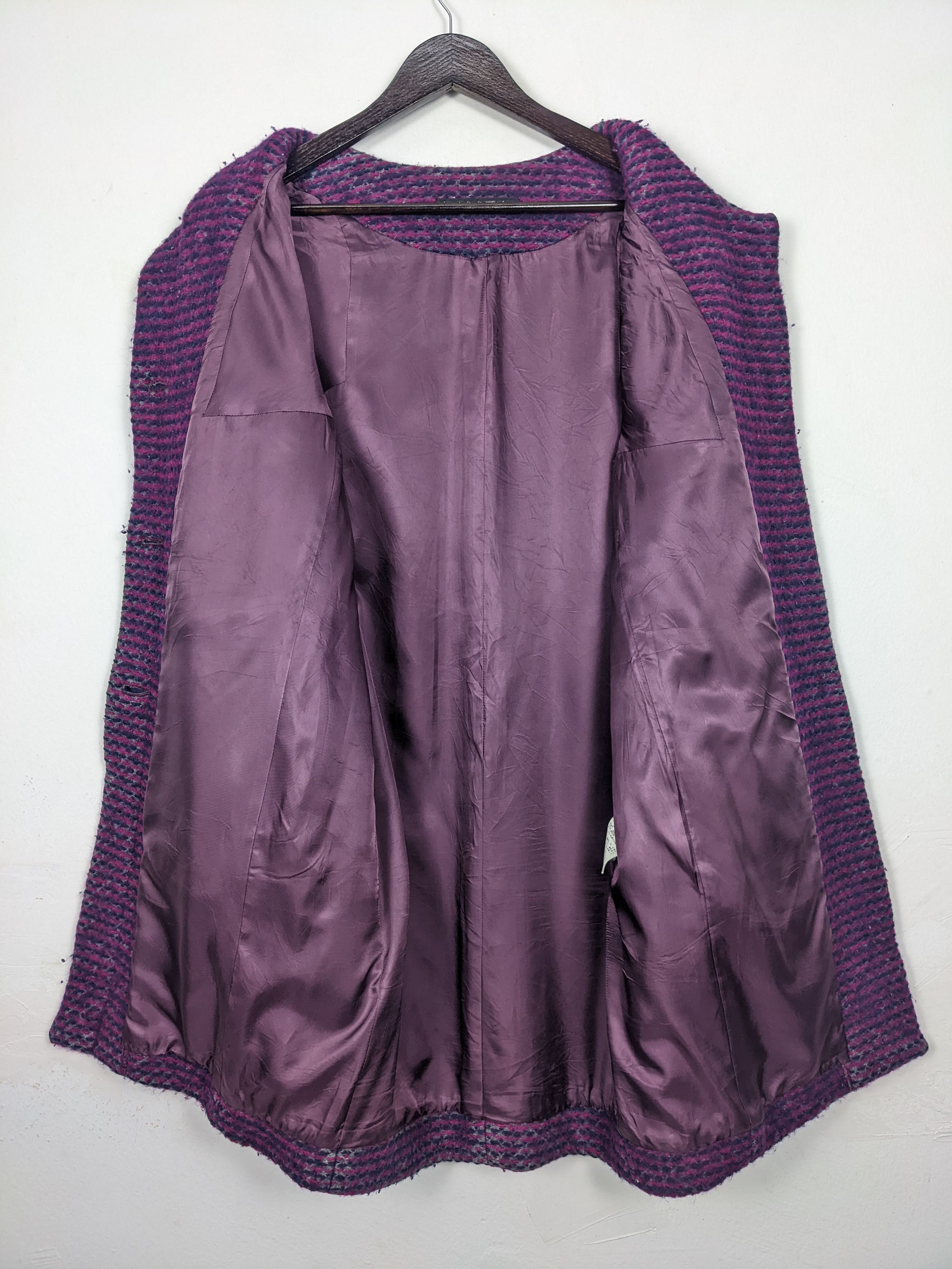 Japanese Brand Vintage Japanese Brand Wool Long Jacket J0165 Size S / US 4 / IT 40 - 9 Thumbnail