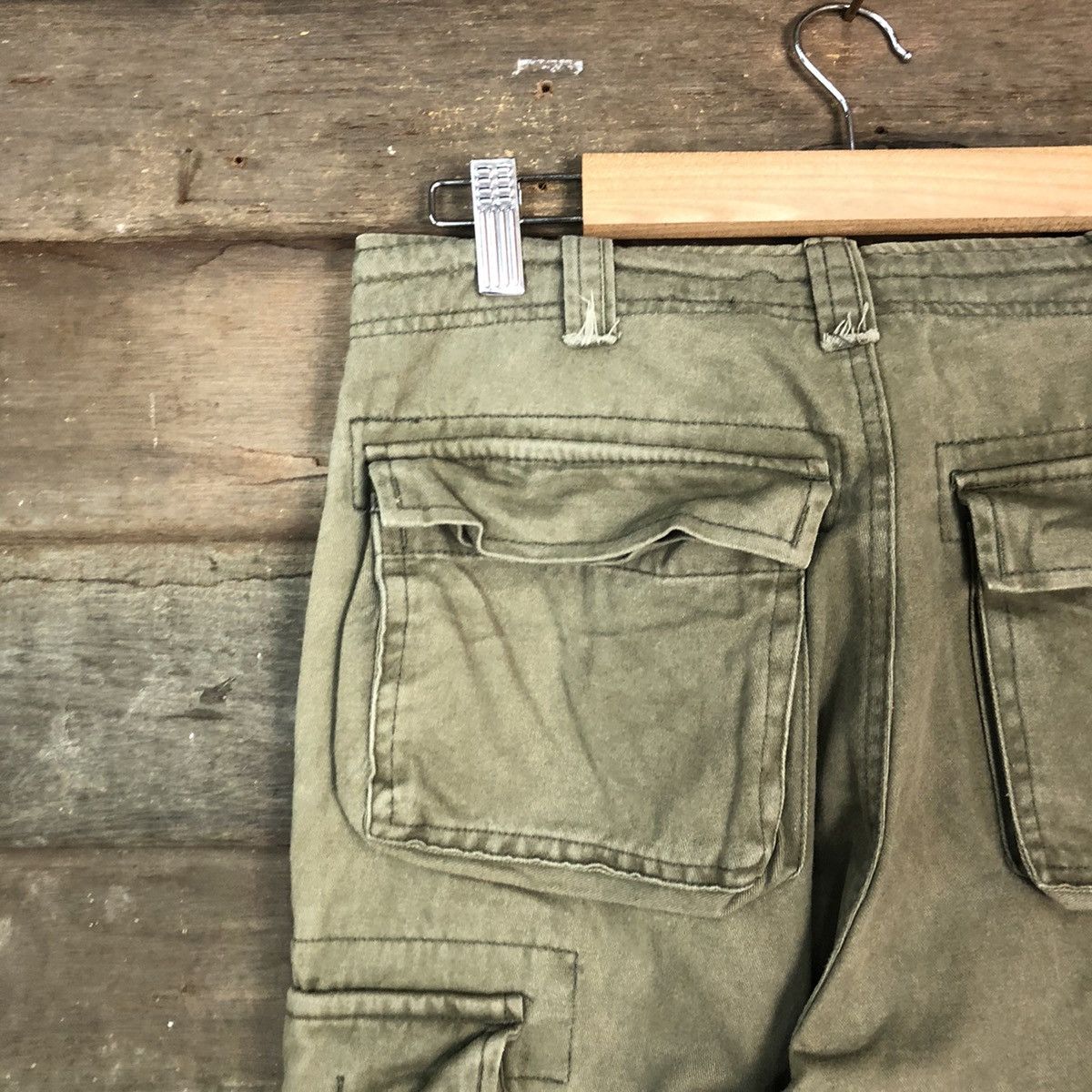 Faded Glory DLL SOHC Green faded utility tactical Cargo Pants #1365 Size US 30 / EU 46 - 12 Thumbnail