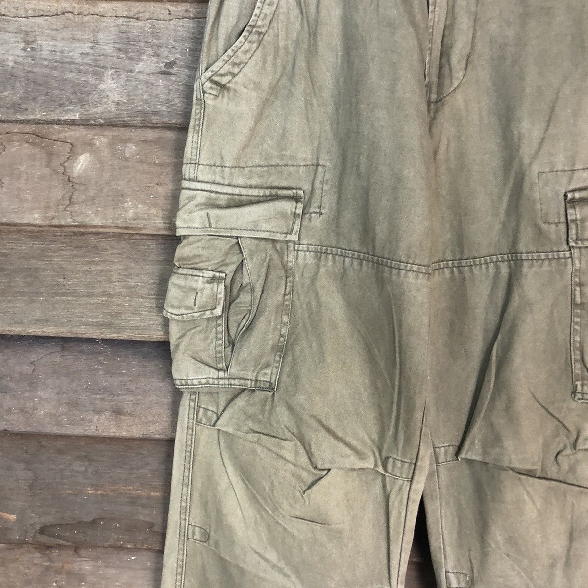 Faded Glory DLL SOHC Green faded utility tactical Cargo Pants #1365 Size US 30 / EU 46 - 4 Thumbnail