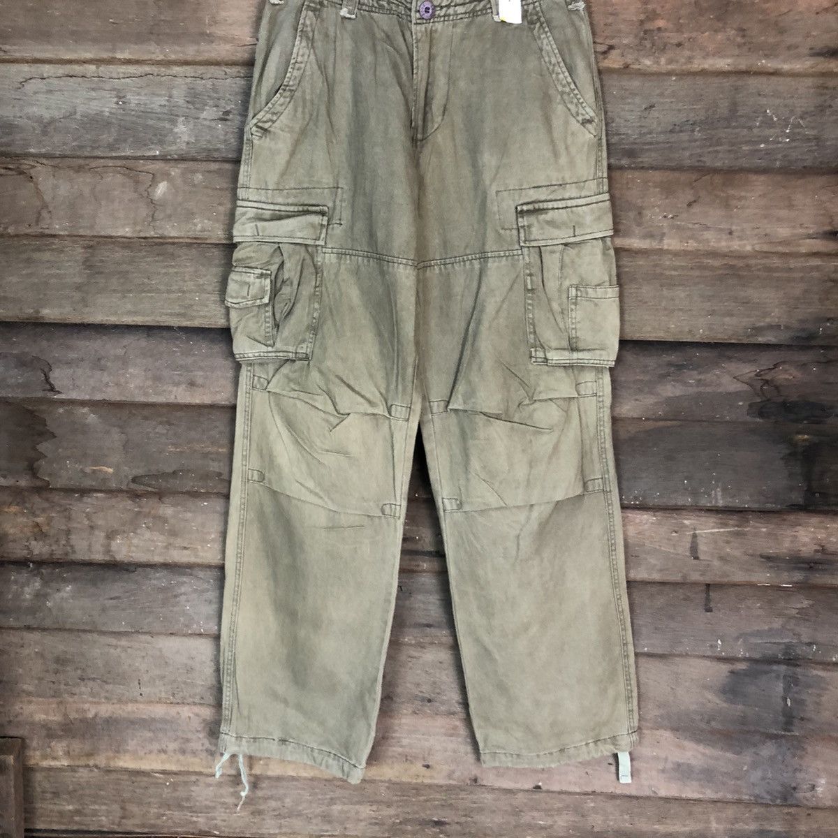Faded Glory DLL SOHC Green faded utility tactical Cargo Pants #1365 Size US 30 / EU 46 - 3 Thumbnail