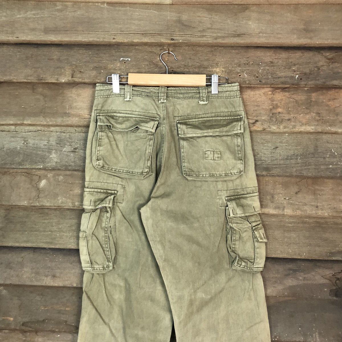 Faded Glory DLL SOHC Green faded utility tactical Cargo Pants #1365 Size US 30 / EU 46 - 10 Thumbnail