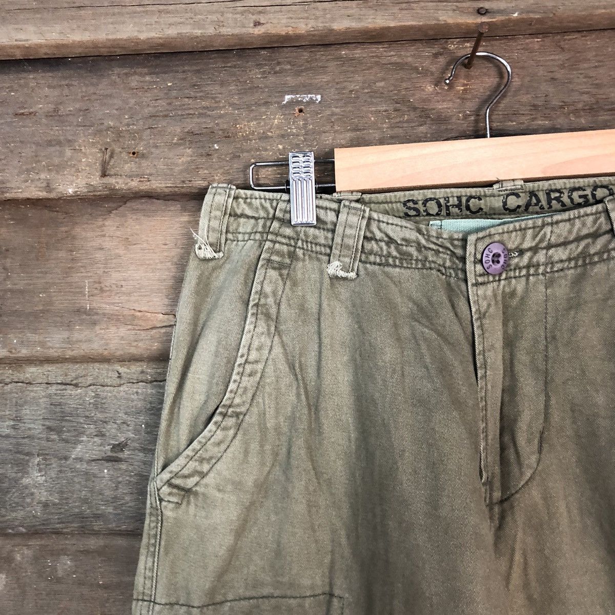 Faded Glory DLL SOHC Green faded utility tactical Cargo Pants #1365 Size US 30 / EU 46 - 6 Thumbnail