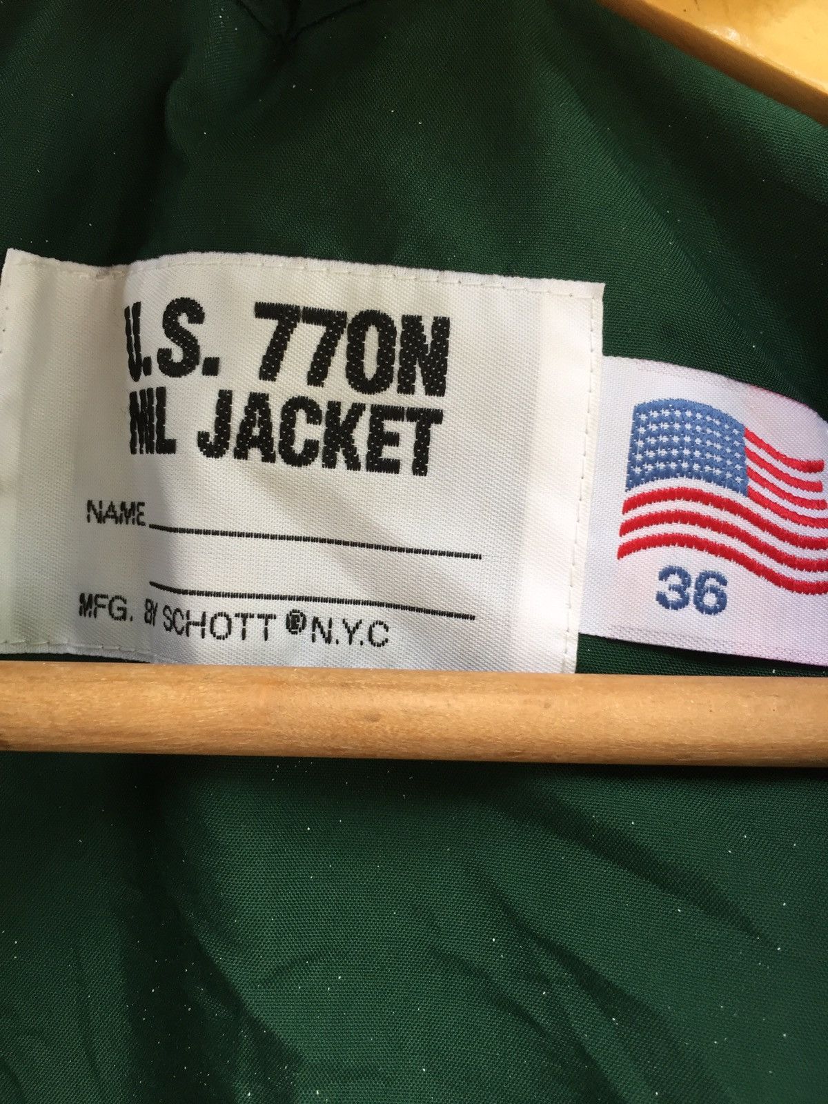 Schott SCHOOT NYC U.S. 770N MIL JACKET PARKA Size US S / EU 44-46 / 1 - 10 Thumbnail