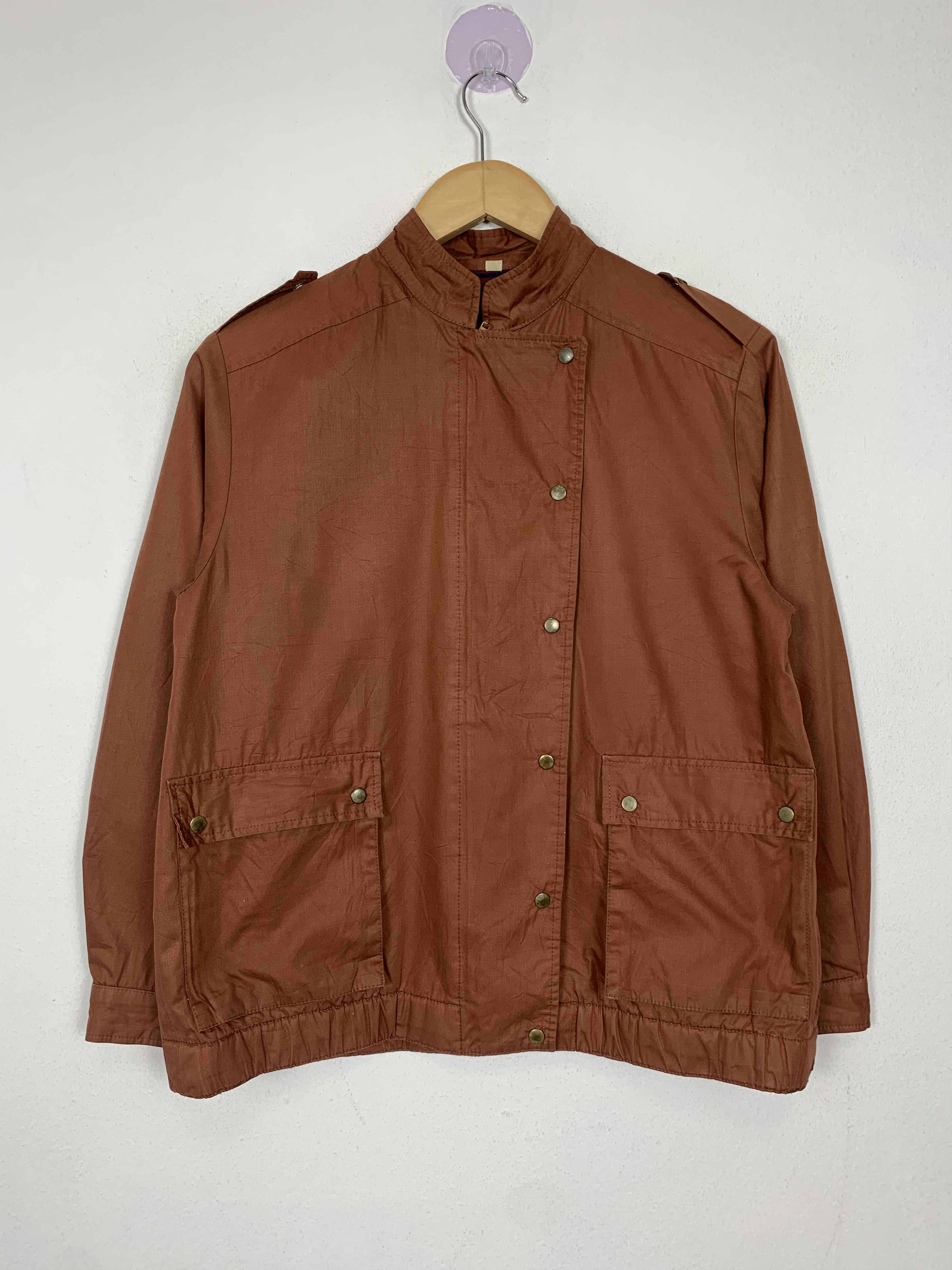 Japanese Brand Vintage Japanese Brand Zip Up Multi Pocket Jacket J1459 Size S / US 4 / IT 40 - 1 Thumbnail