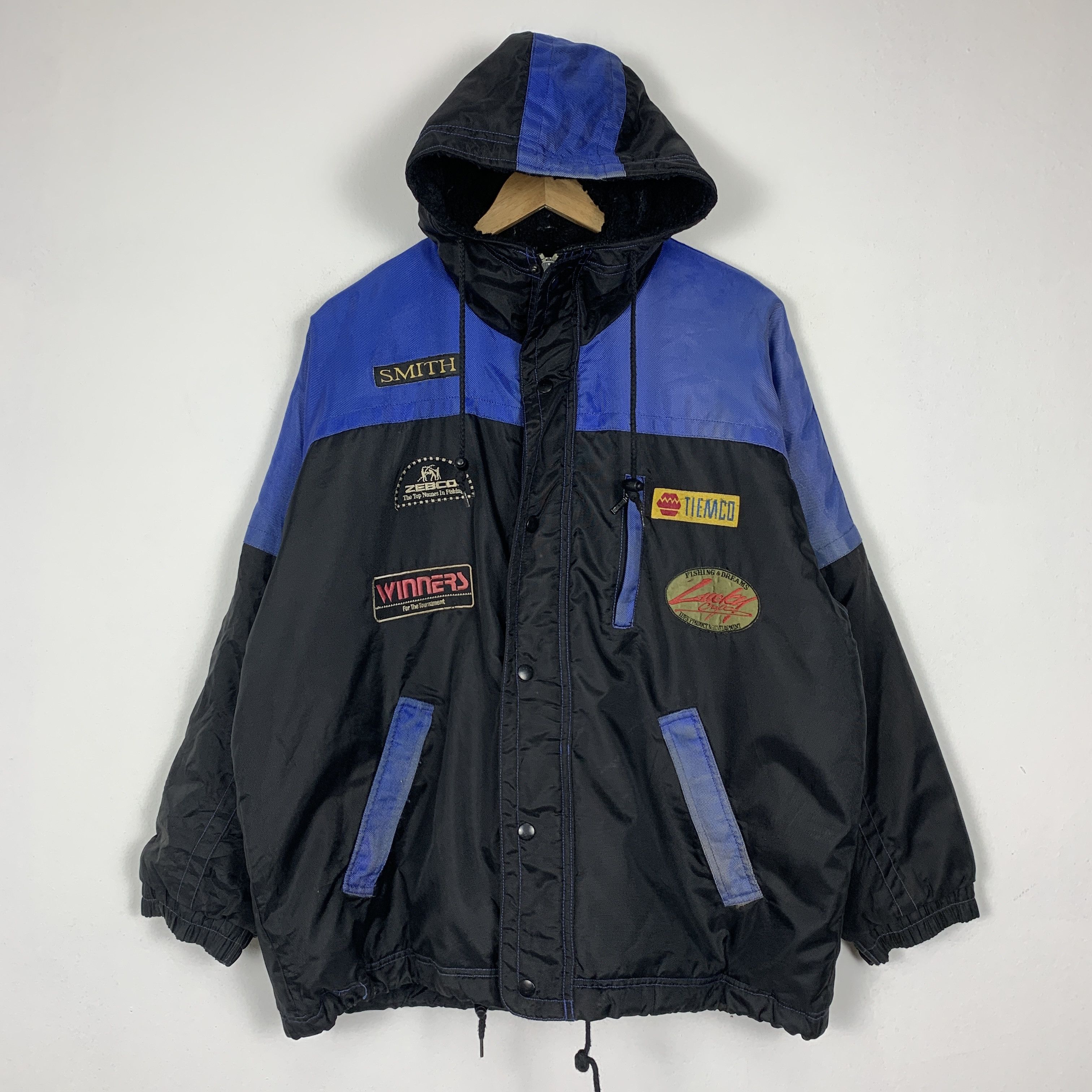 Japanese Brand Vintage F&F Creation Ski Sherpa Lining Hoodie Jacket J1345 Size US L / EU 52-54 / 3 - 1 Thumbnail