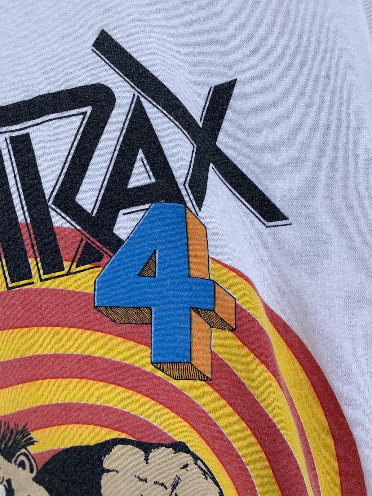 Band Tees Vintage Rare 1988 Anthrax “Euphoria” Canada by Brockum Tee Size US S / EU 44-46 / 1 - 6 Thumbnail