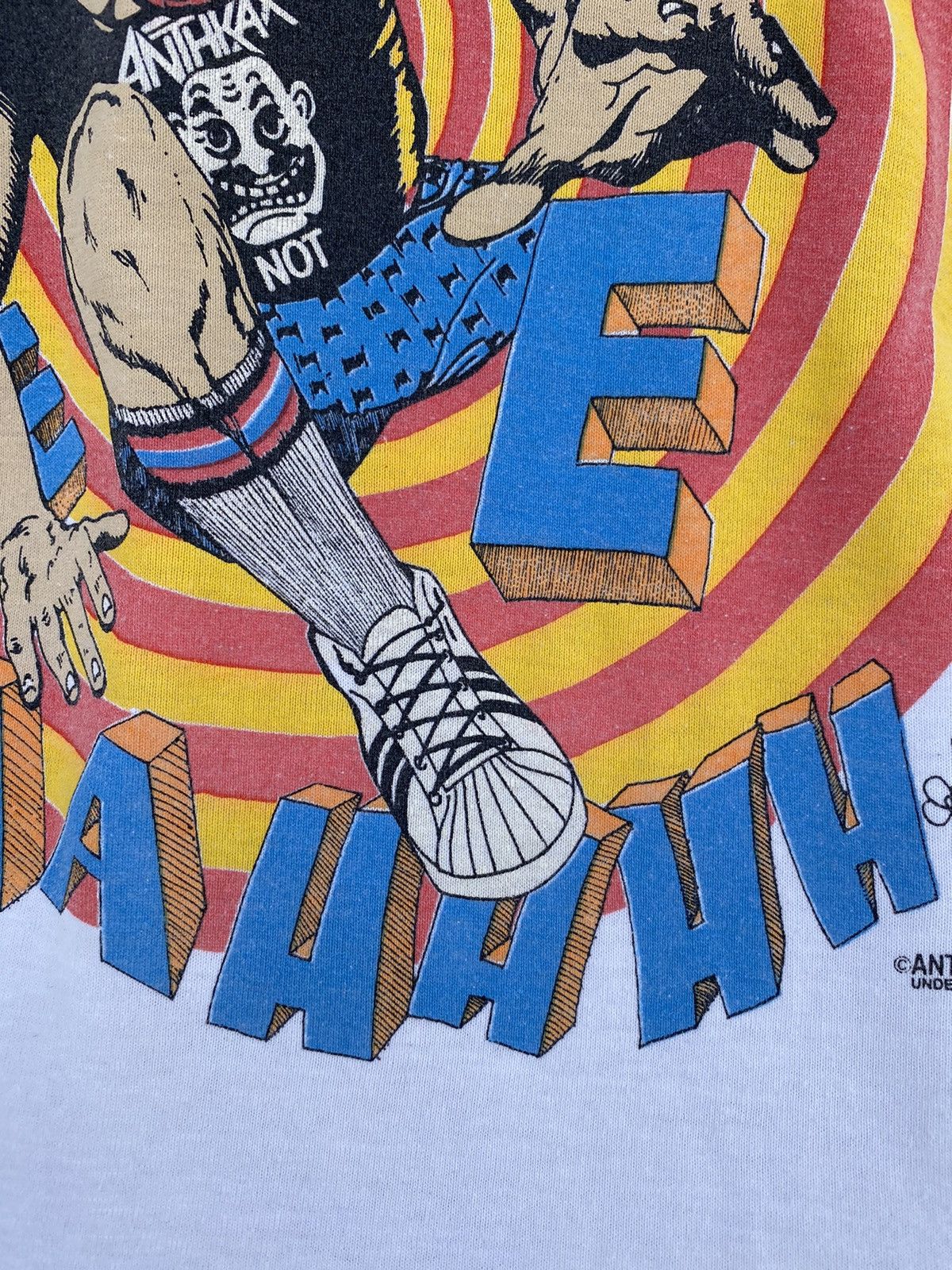 Band Tees Vintage Rare 1988 Anthrax “Euphoria” Canada by Brockum Tee Size US S / EU 44-46 / 1 - 3 Thumbnail